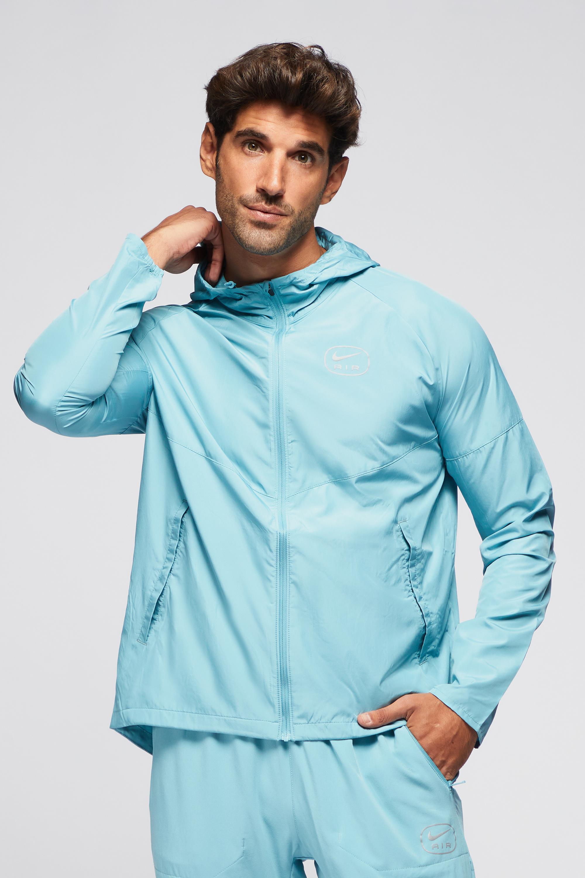 Nike Air Dri-fit Turquesa Sudadera Cremallera Hombre Sprinter