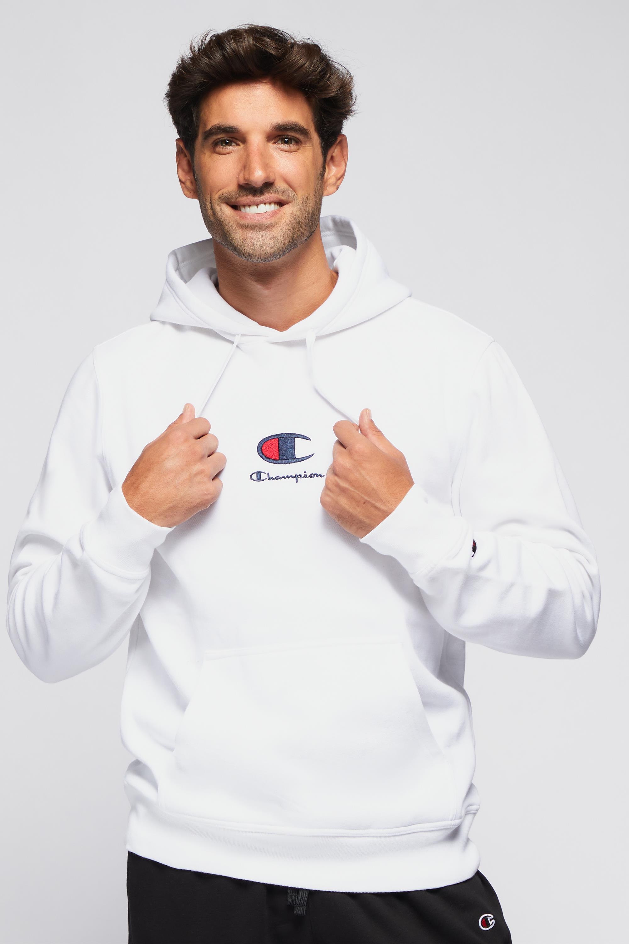 Sudadera Champion Blanco Sudadera Capucha Hombre Sprinter