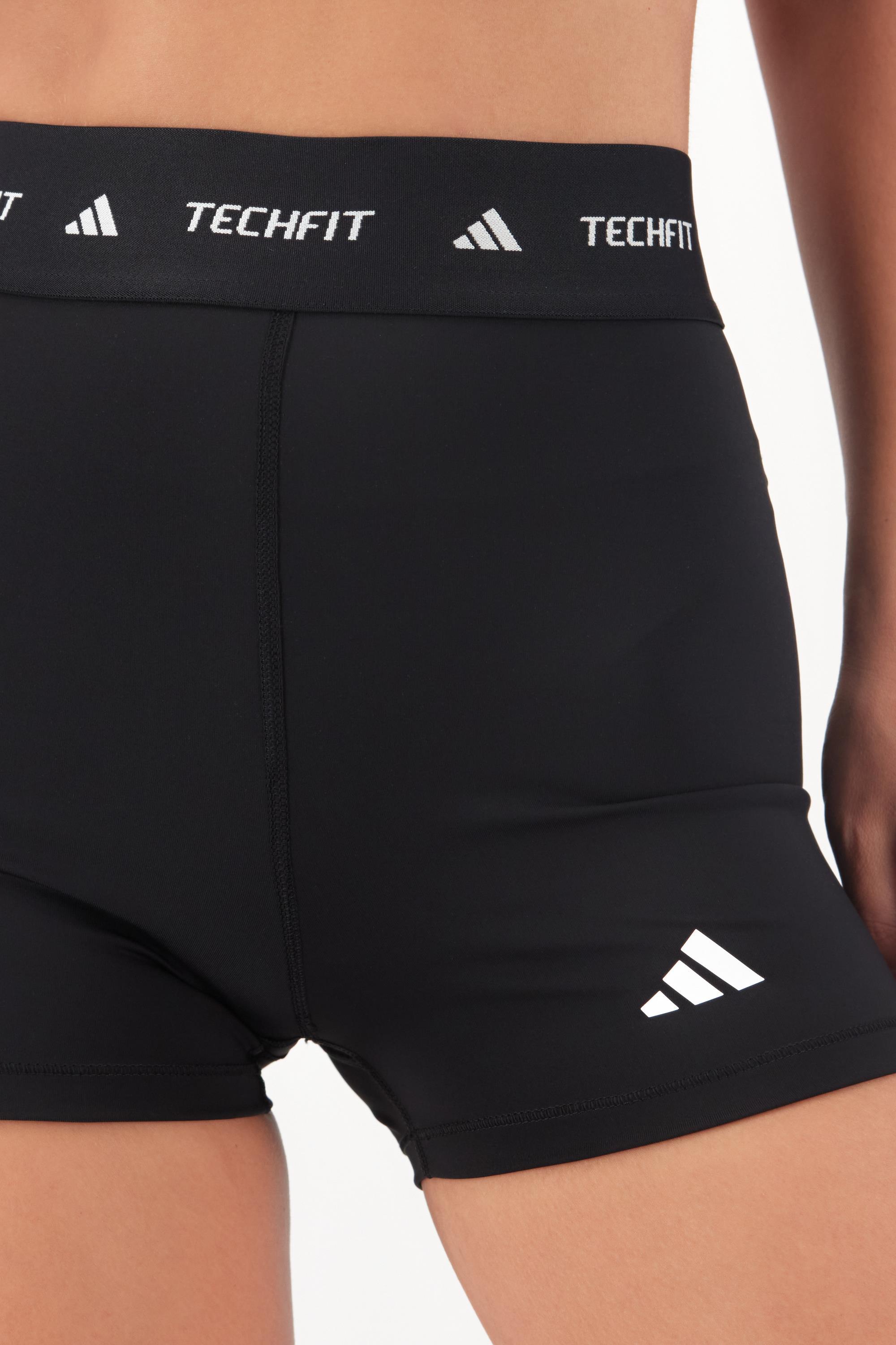 Adidas Mallas Cortas 3" Mujer Negro