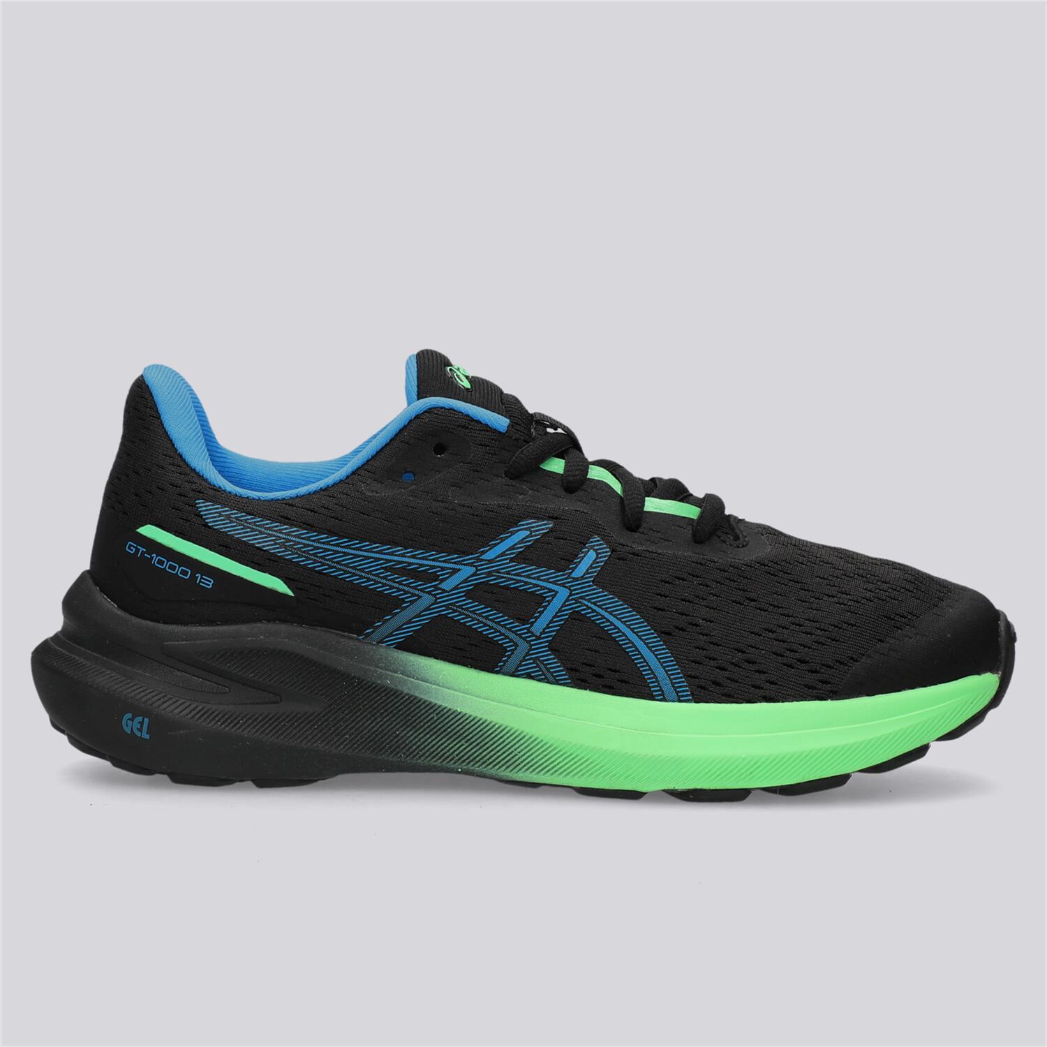 Asics Gt 1000 13 Gs - Preto - Sapatilhas Running Rapaz tamanho 39