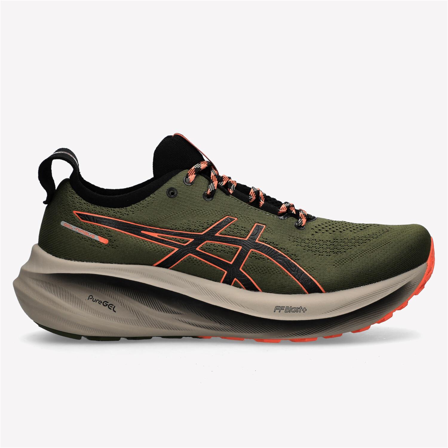 Asics Gel-Nimbus 26 - Caqui - Sapatilhas Running Homem tamanho 41.5