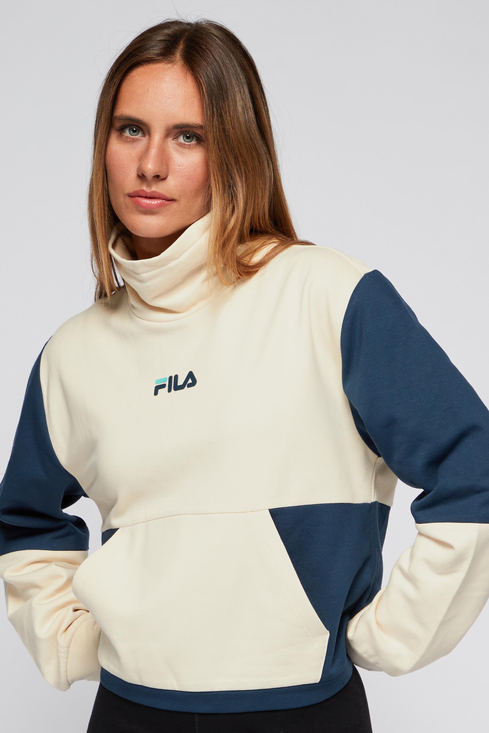 Sudadera Fila - Blanco - Sudadera Cuello Alto Mujer