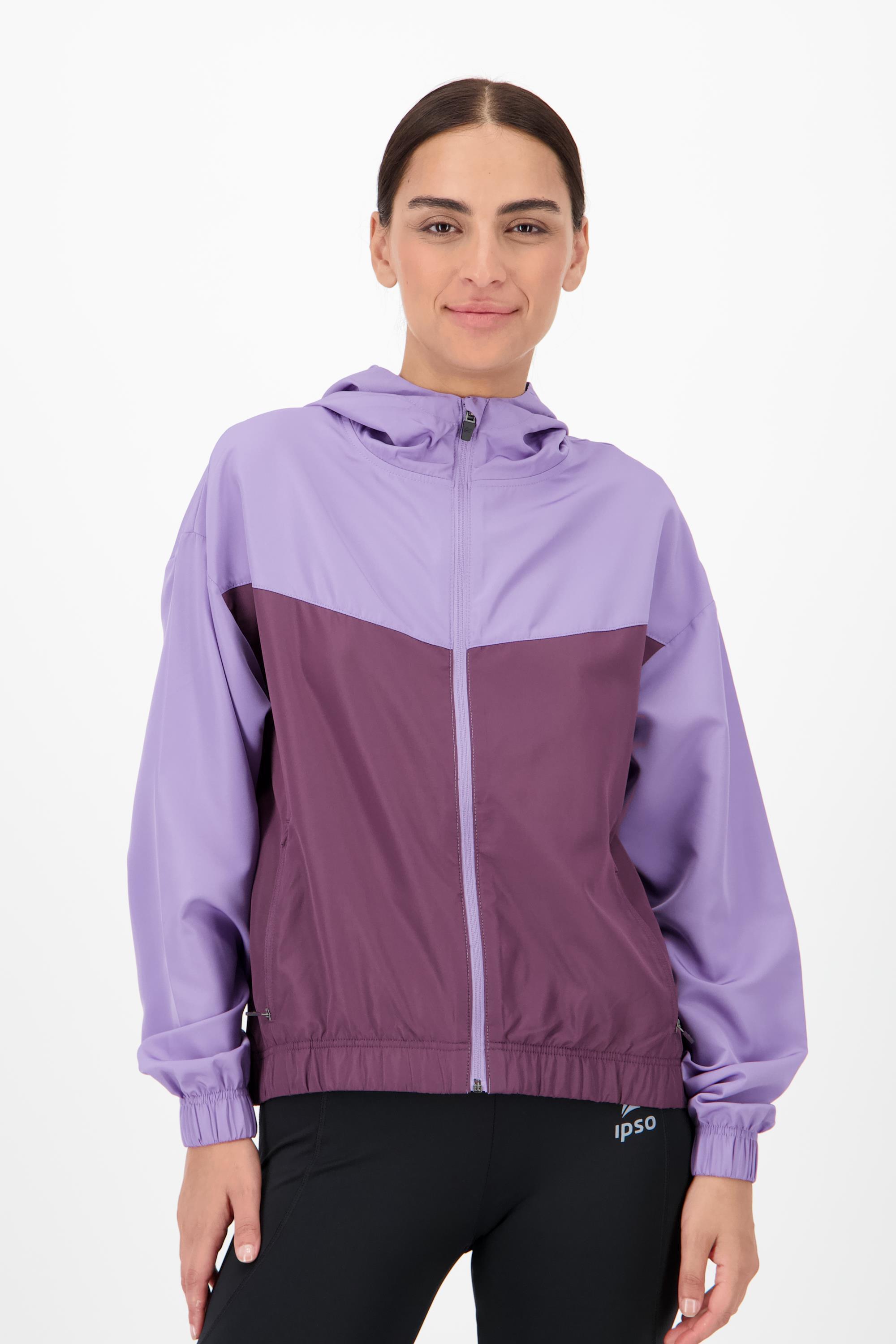 Cortavientos Ipso - Fucsia - Cortavientos Capucha Mujer talla