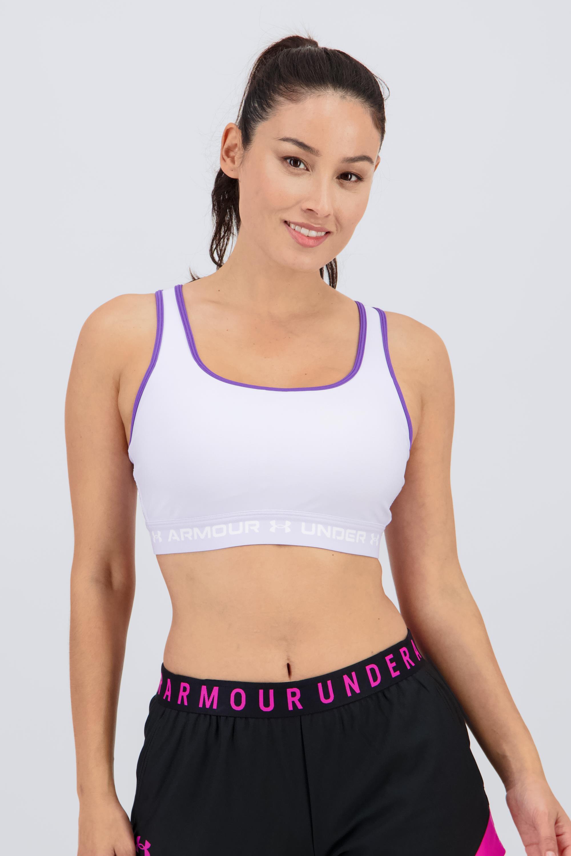 Under Armour Crossback - Malva - Sujetador Espalda Cruzada talla L