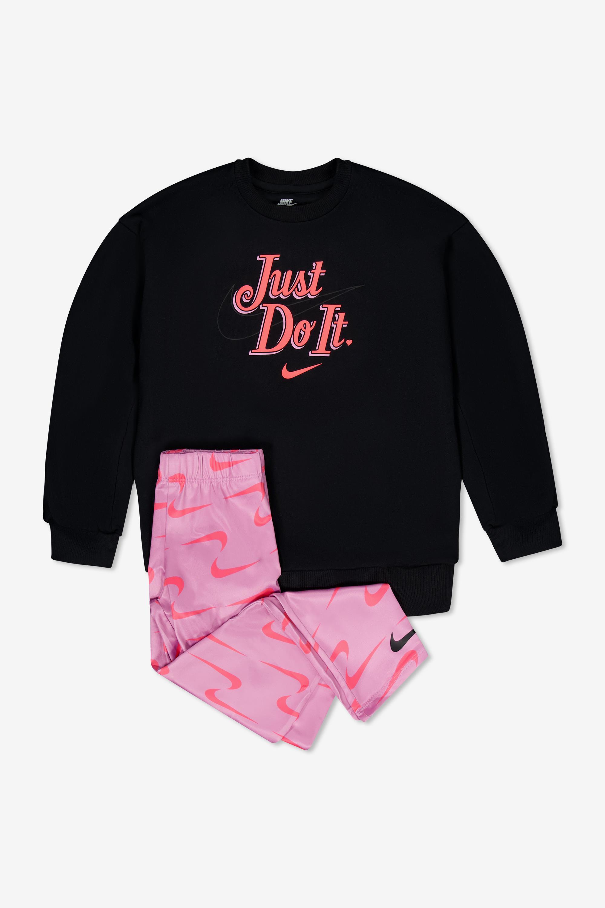 Chándal Infantil Nike - Gris - Chándal Felpa Niña talla 3/4