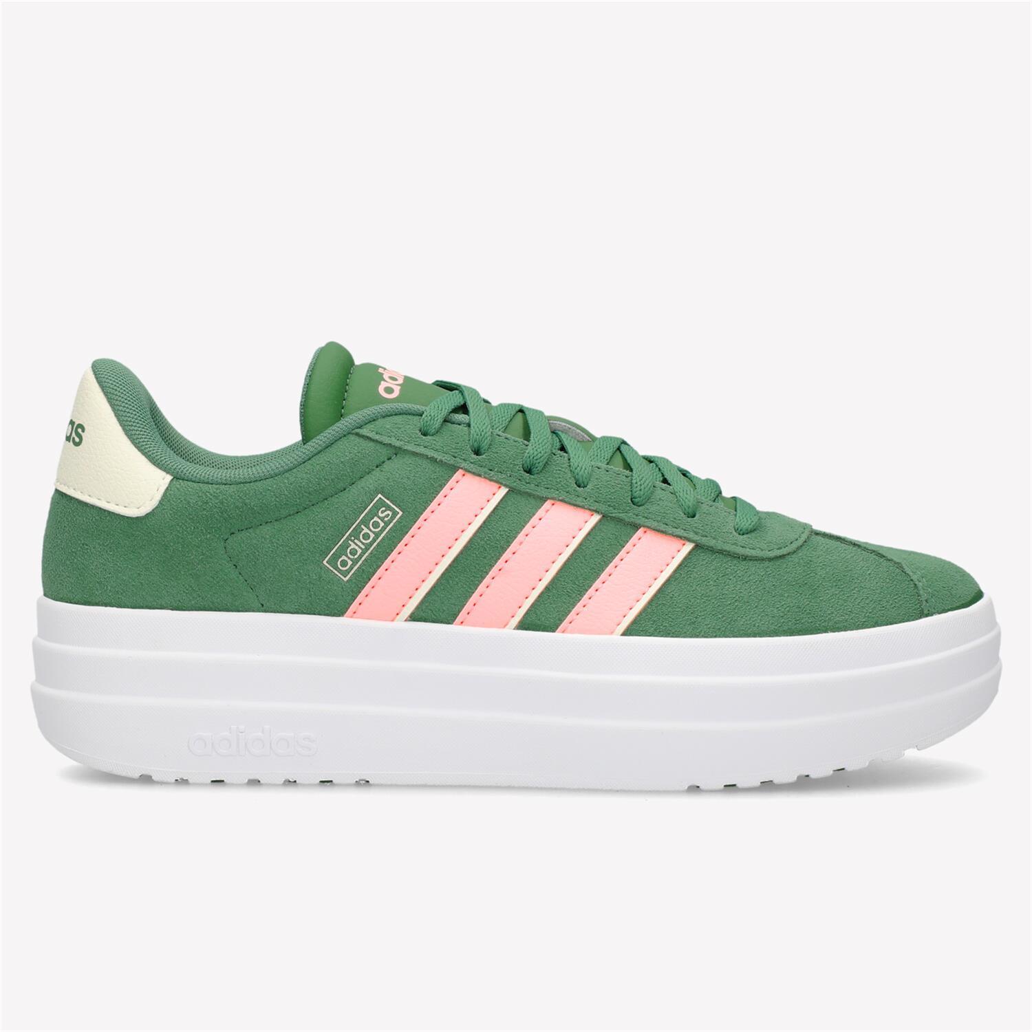 adidas Vl Court Bold - Verde - Ténis Plataforma Mulher tamanho 37.5