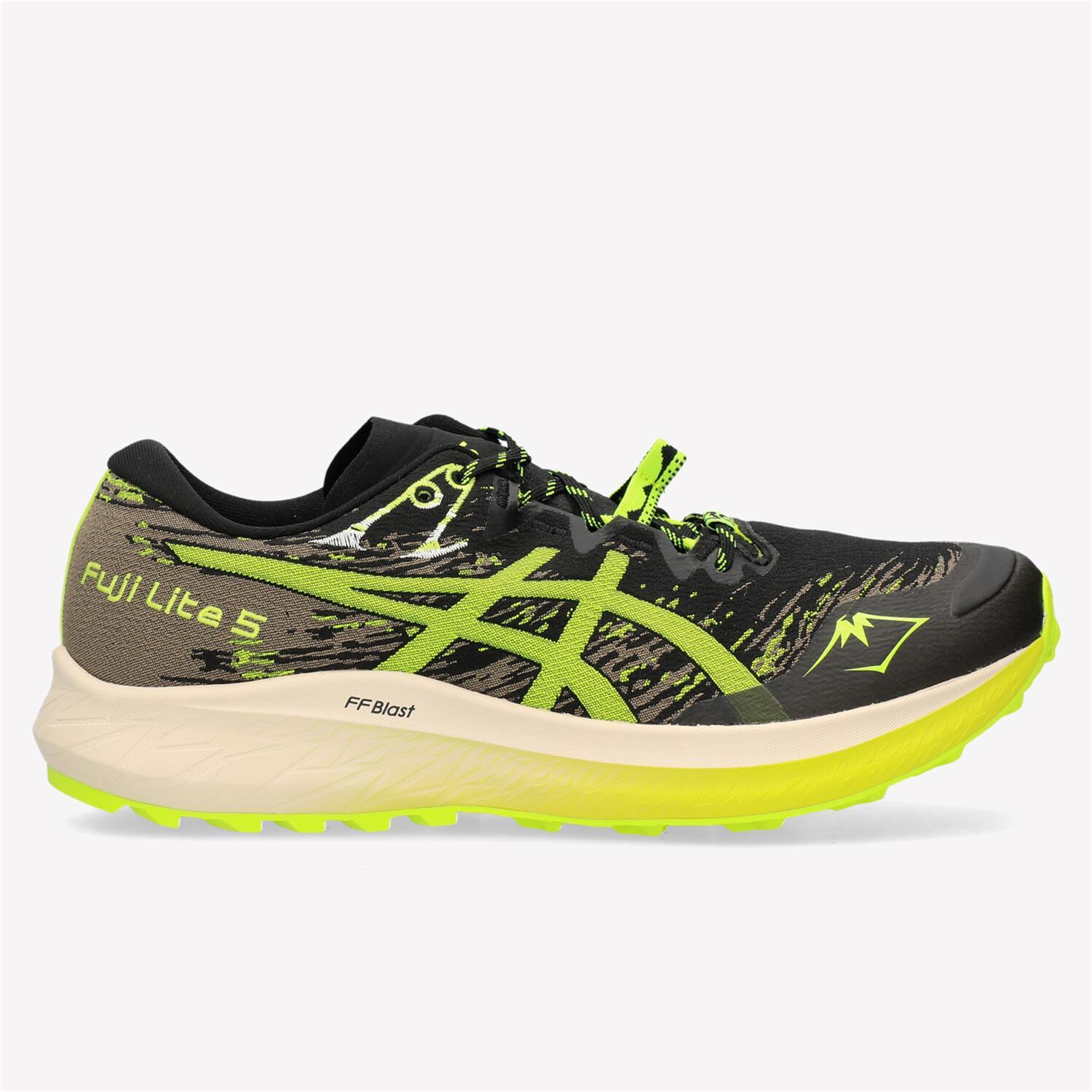 Asics Fuji Lite 5 - Preto - Sapatilhas Trail Homem tamanho 45