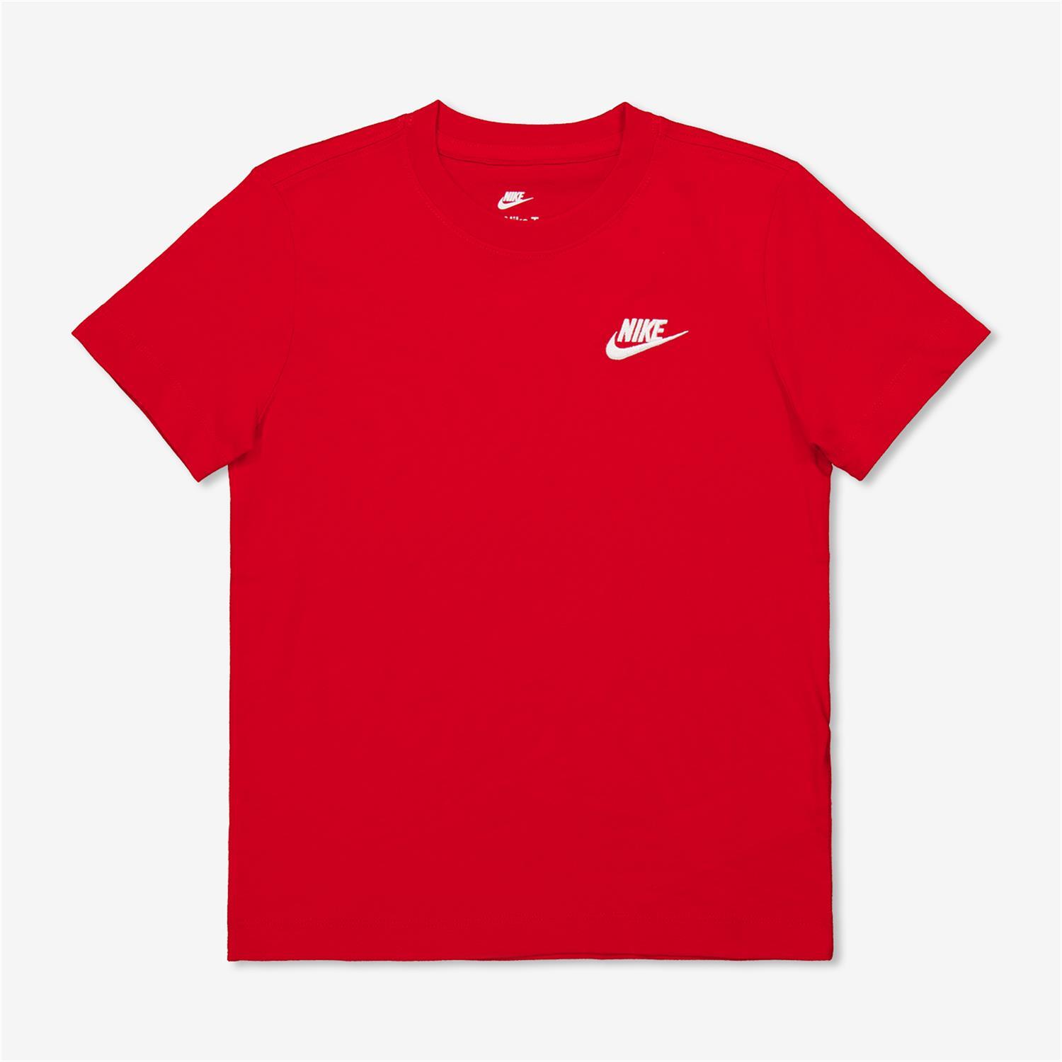 T-shirt Nike - Vermelho - T-shirt Algodão Rapaz tamanho 10