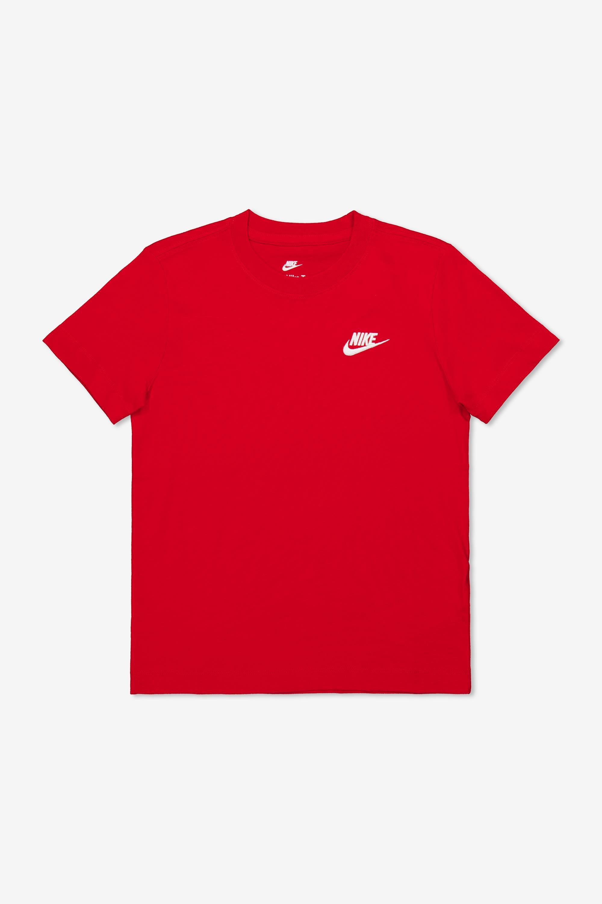 Camiseta Nike - Rojo - Camiseta Algodón Niño talla 8/10
