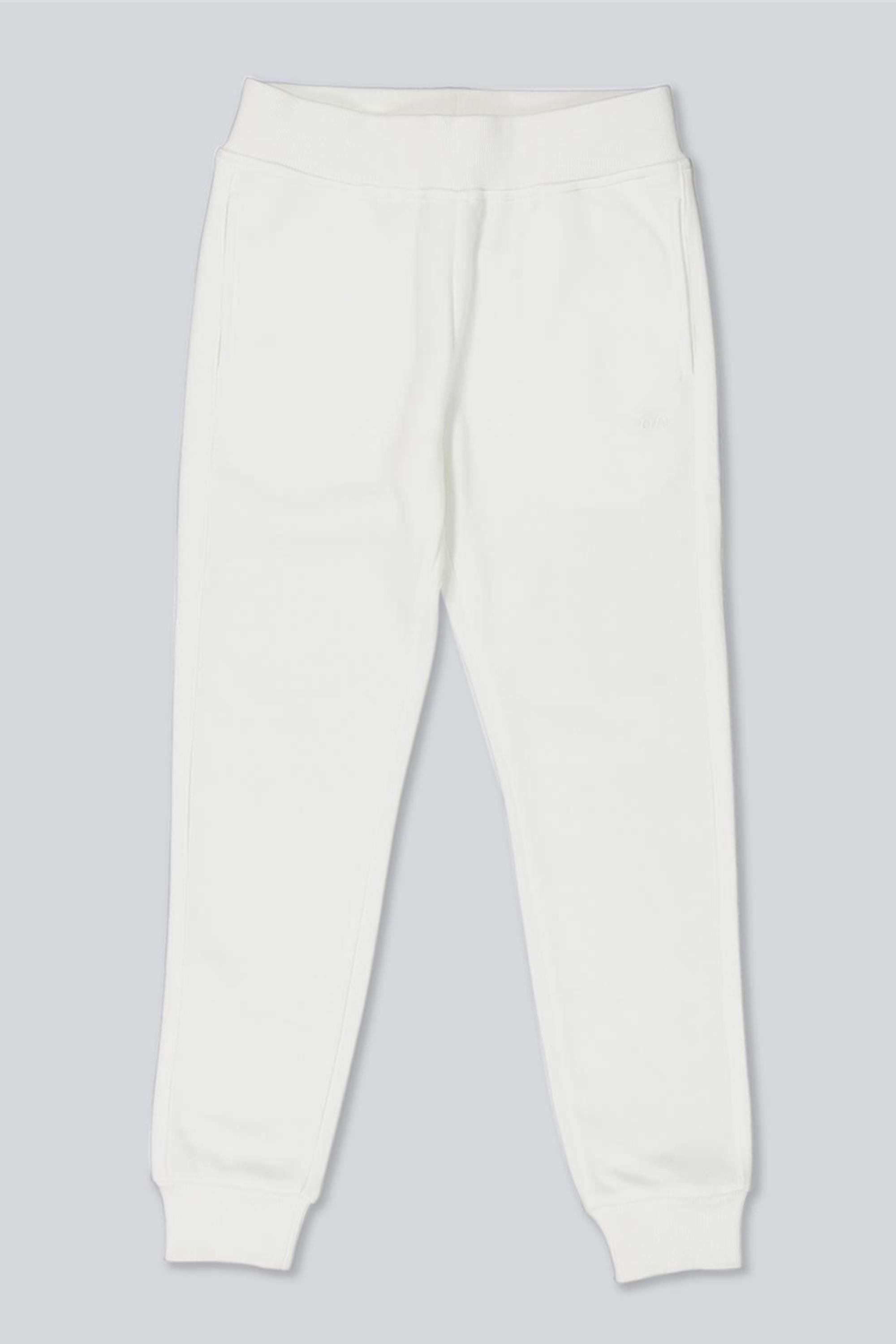 Pantalón Chándal Up - Blanco - Pantalón Puño Felpa Niño