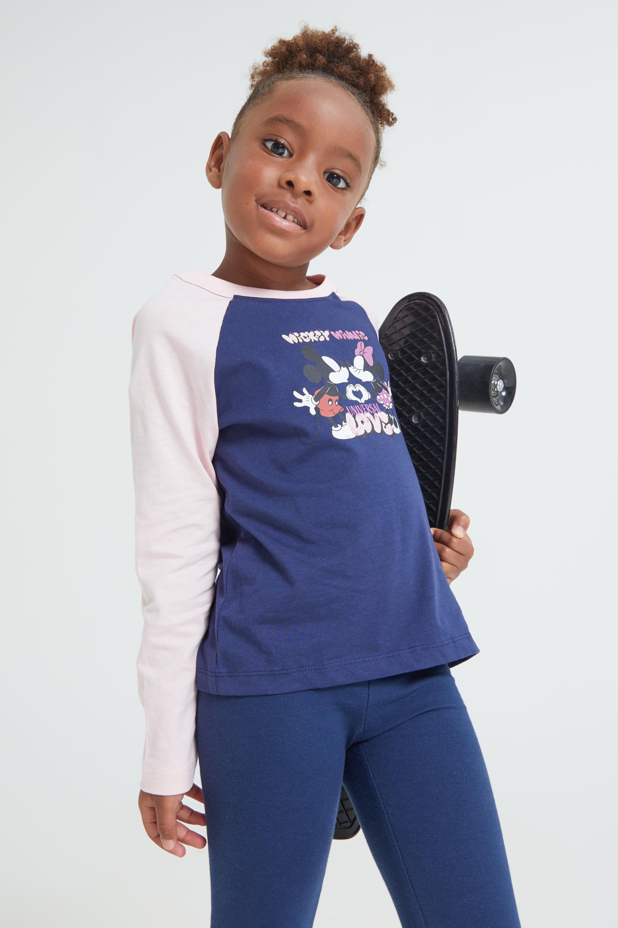 Camiseta Mickey & Minnie - Blanco - Camiseta Niña Disney talla 4