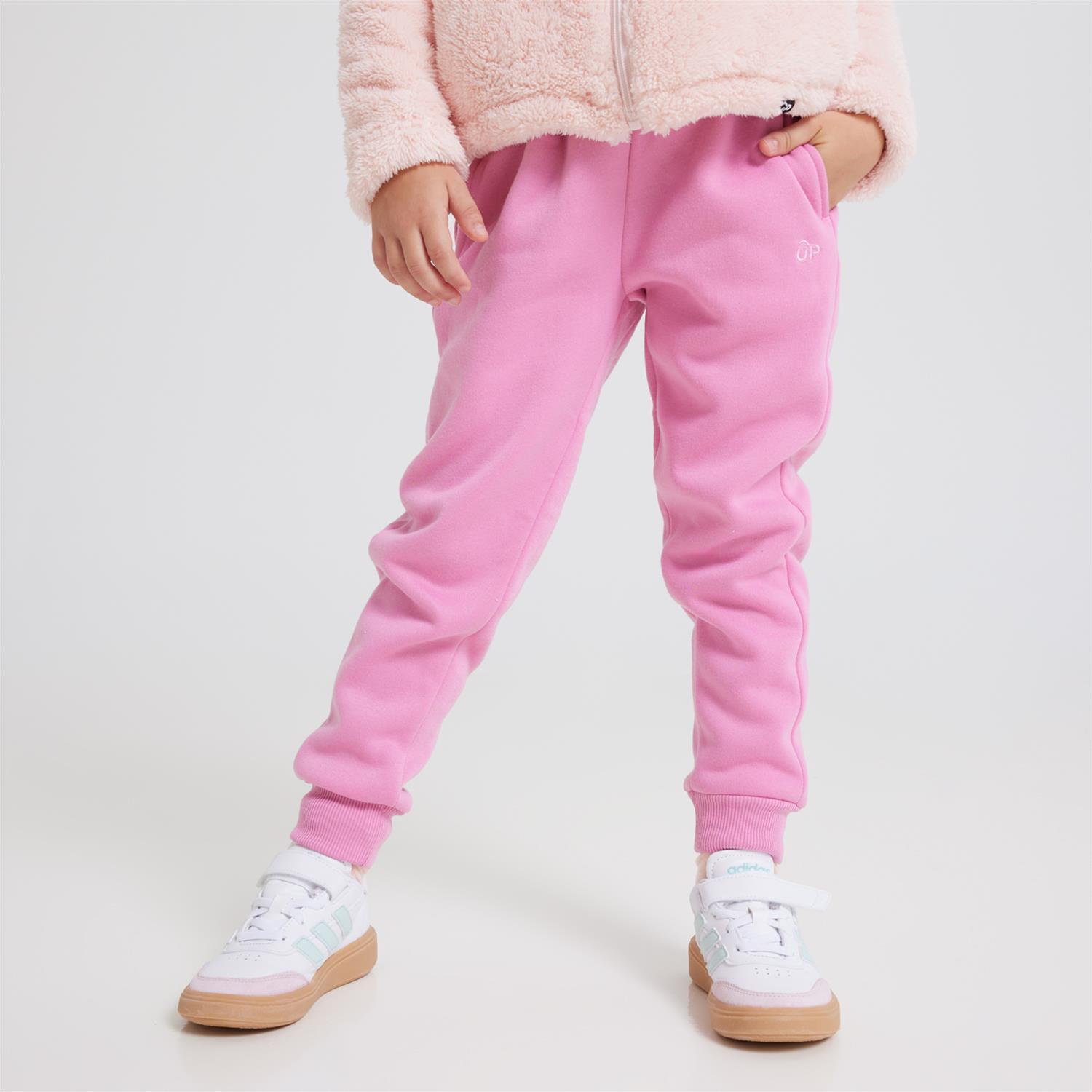 Pantalón Felpa Up - Rosa - Pantalón Puño Niña talla 8