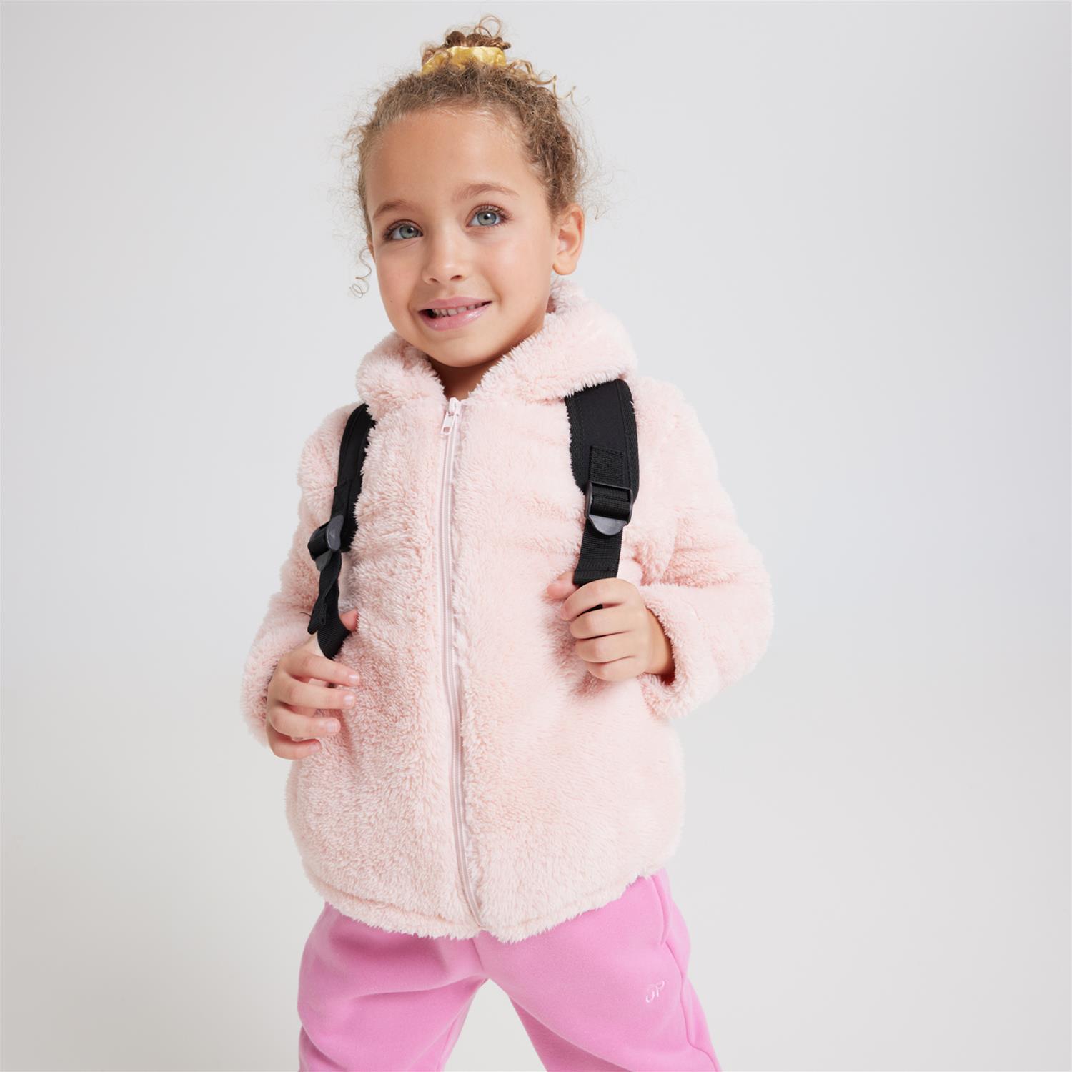 Sudadera Cremallera Up - Rosa - Sudadera Capucha Niña talla 8