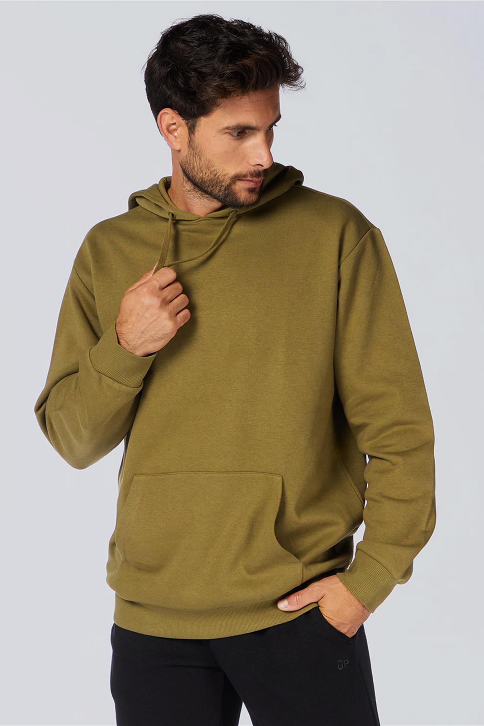 Sudadera Up - Kaki - Sudadera Capucha Hombre talla