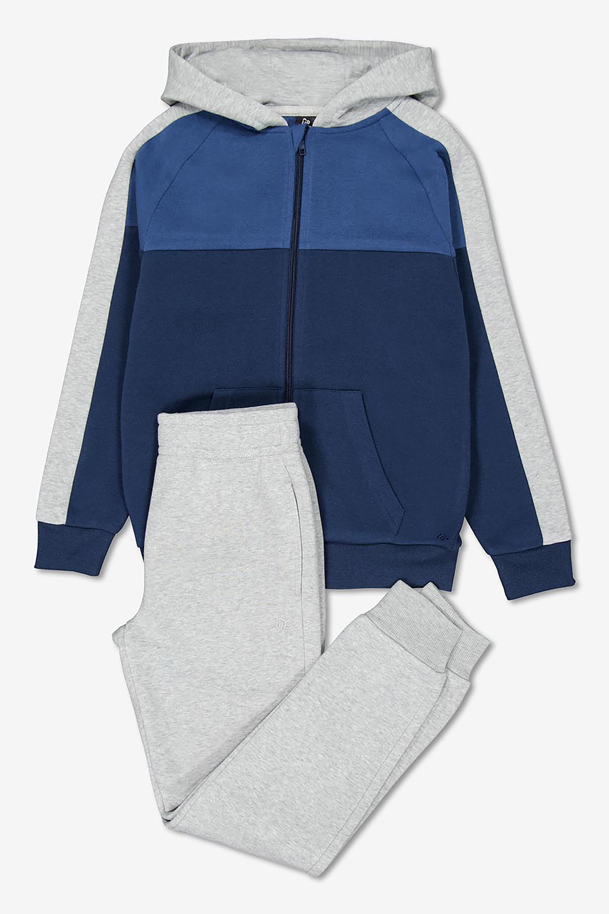 Chándal Felpa Up - Gris - Chándal Capucha Niño