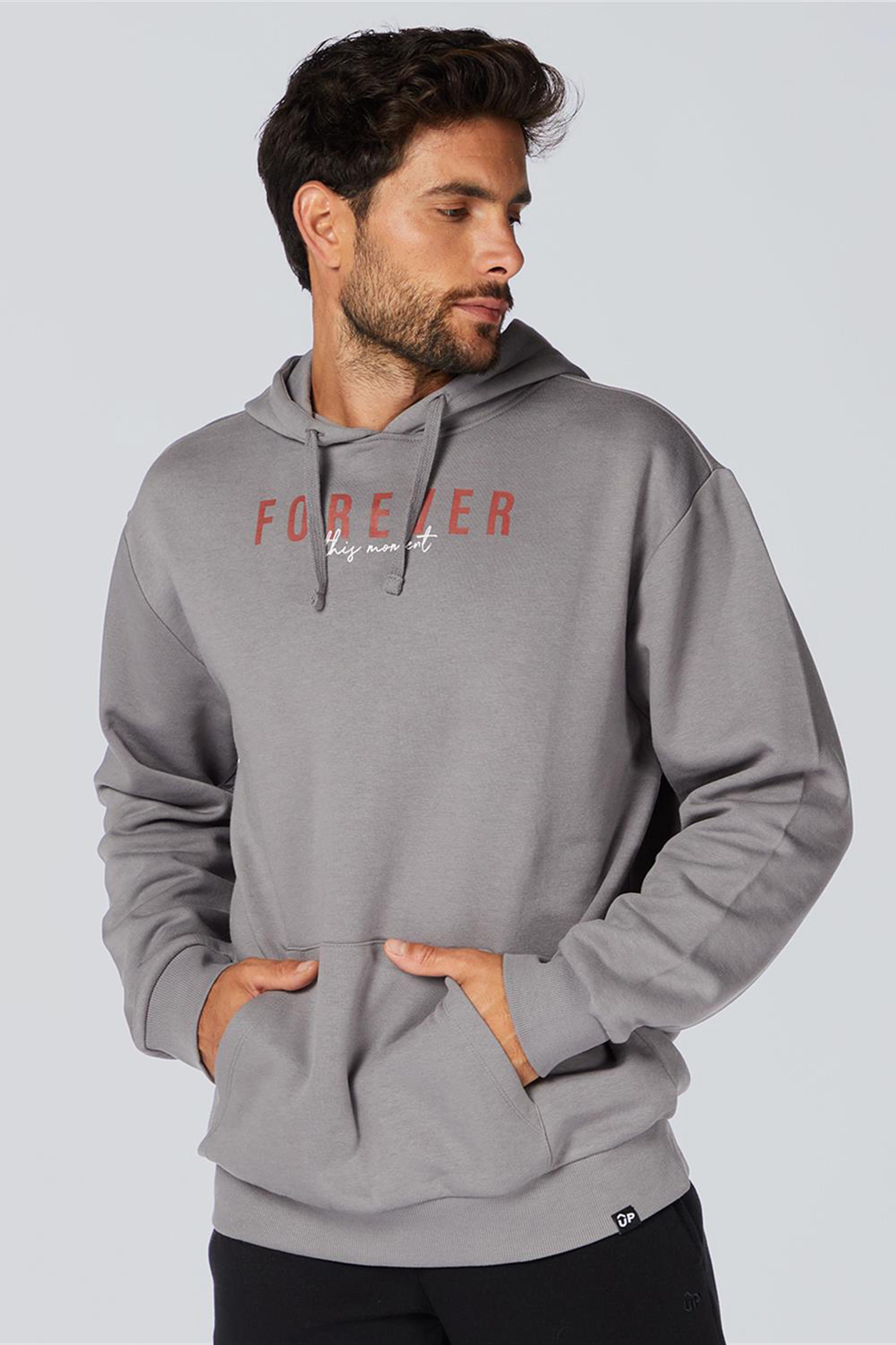 Stamps - Gris - Sudadera Capucha Hombre talla