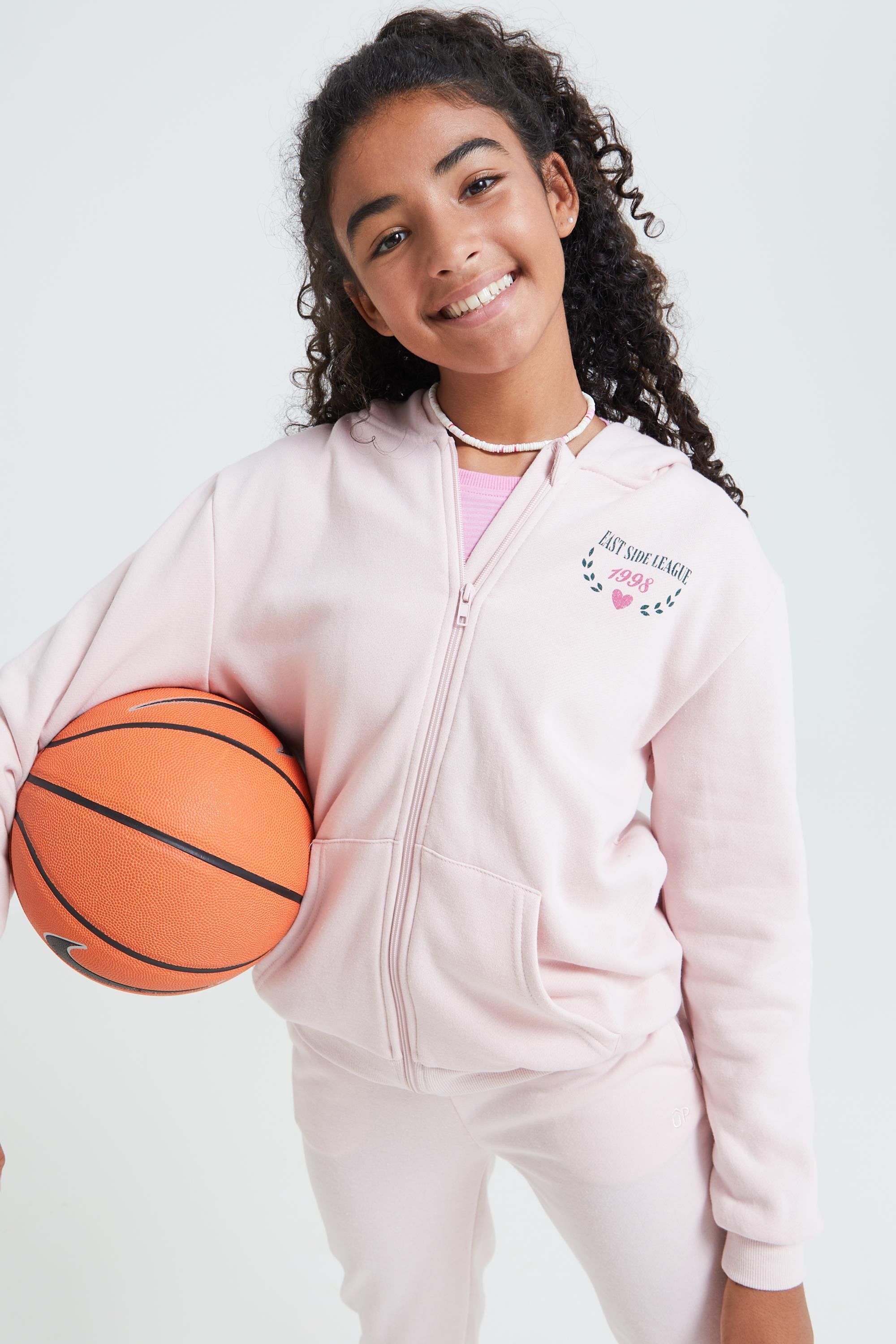 Sudadera Cremallera Up - Rosa - Sudadera Capucha Niña