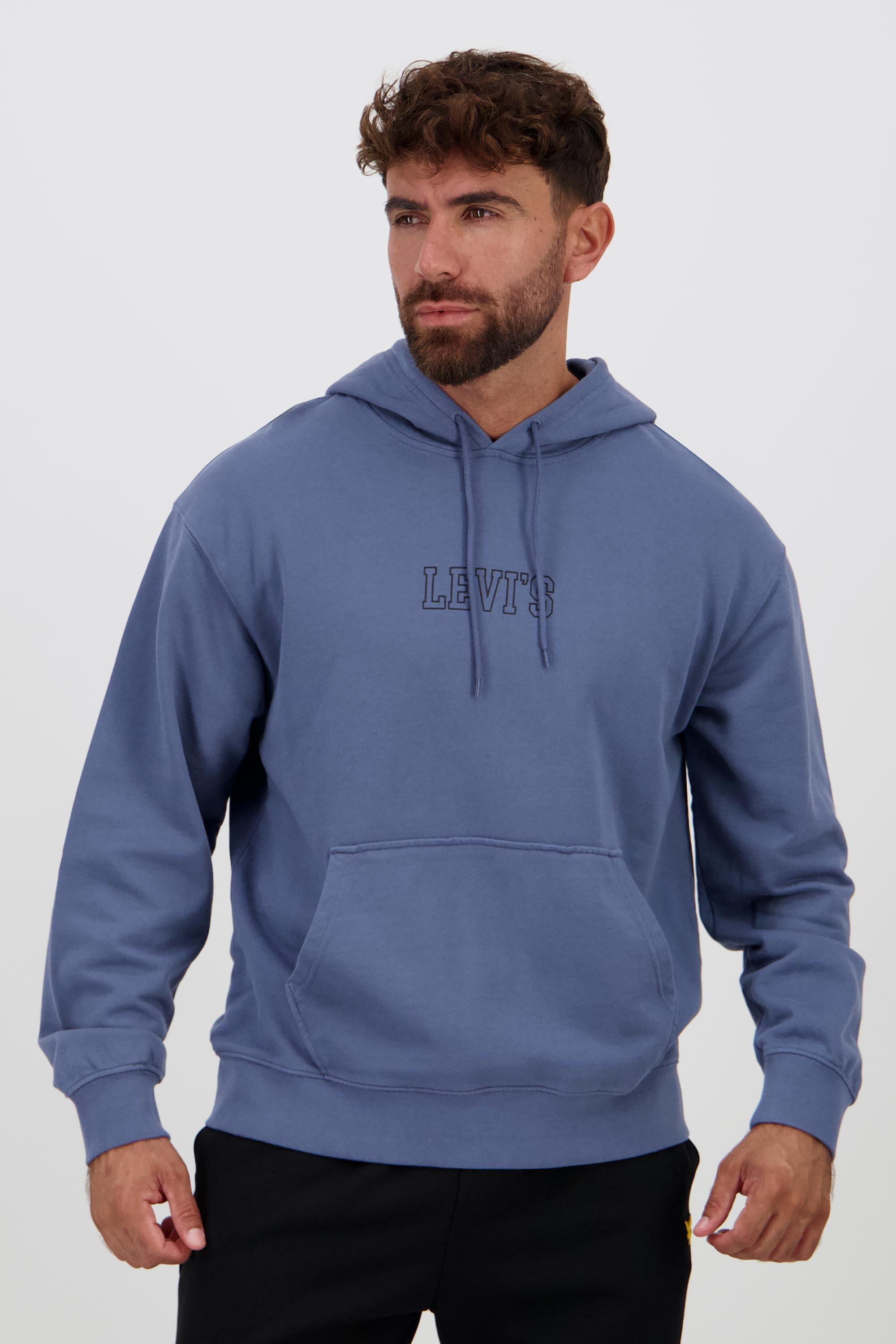 Collegial - Azul - Sudadera Capucha Hombre talla