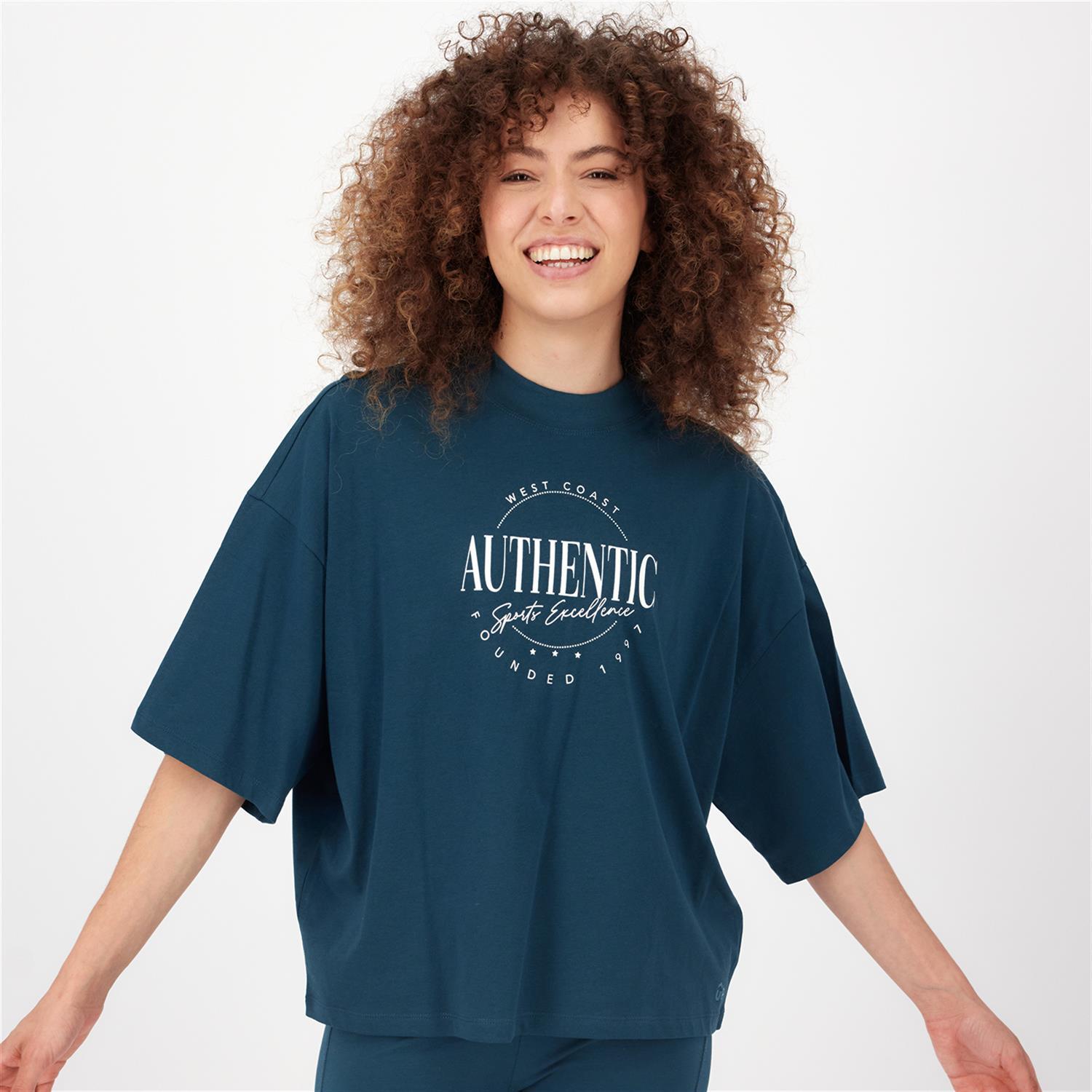 Vital Edition Green - Verde - Camiseta Oversize Mujer talla