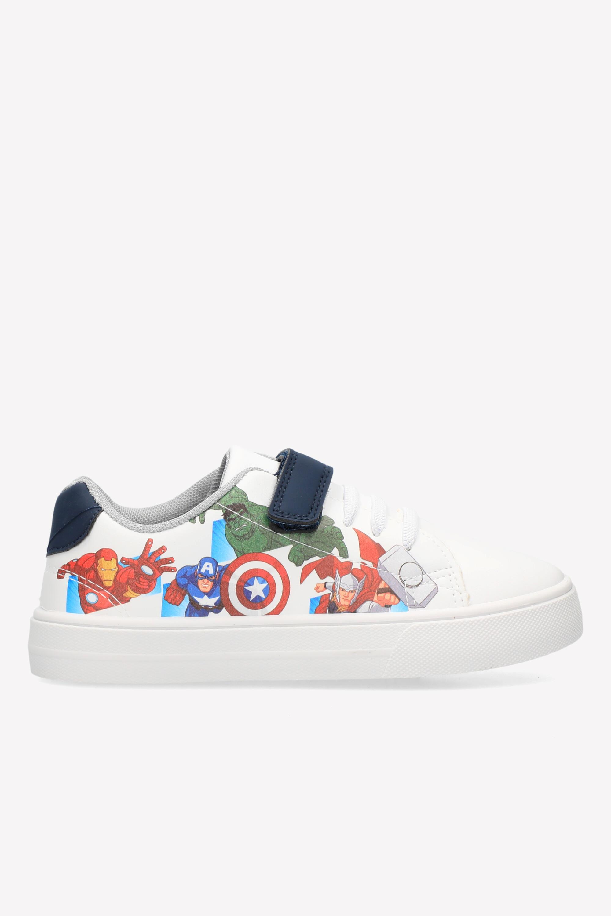 Zapatillas Avengers - Blanco - Zapatillas Velcro Niño