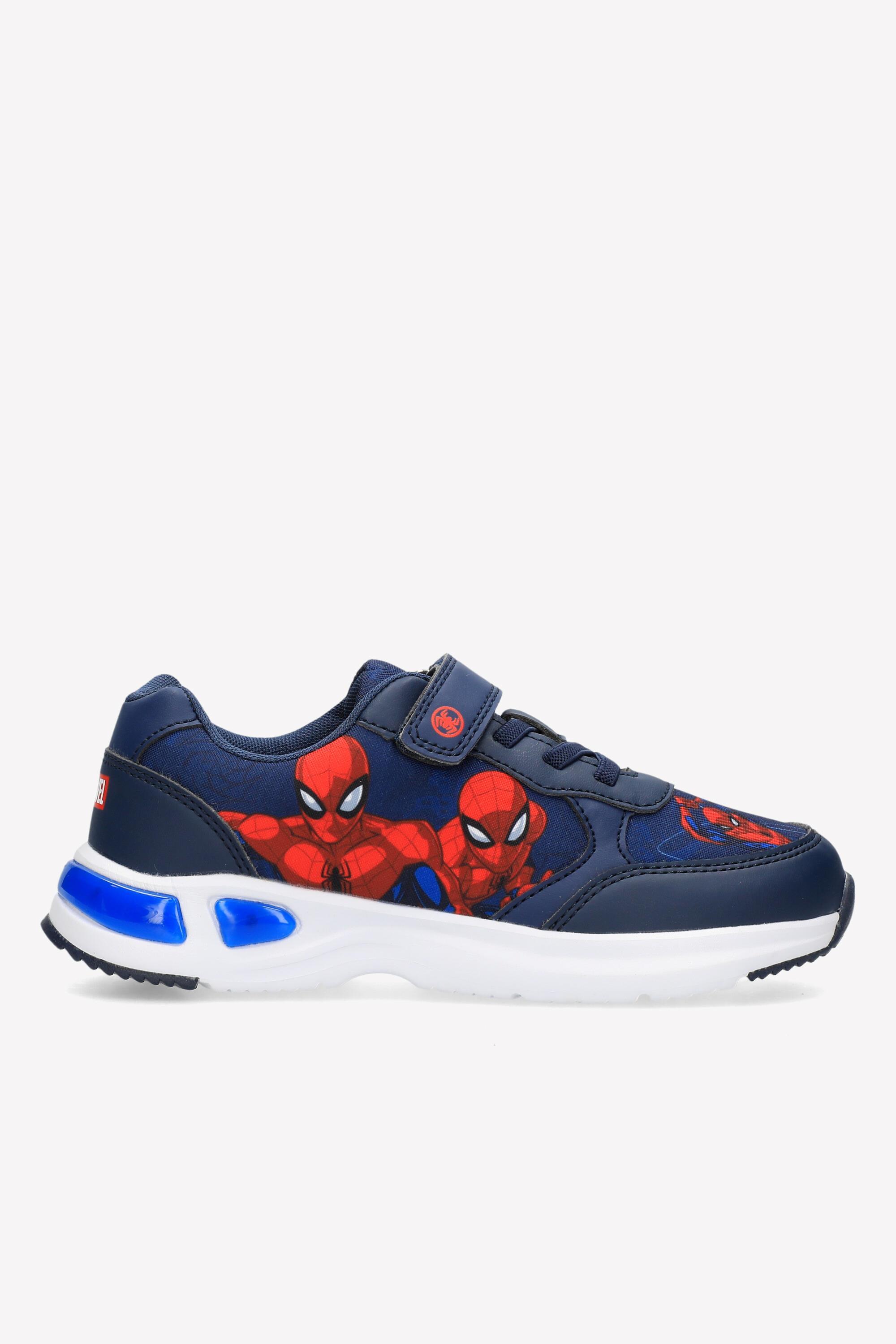 Zapatillas Spiderman - Marino - Zapatillas Luces Niño