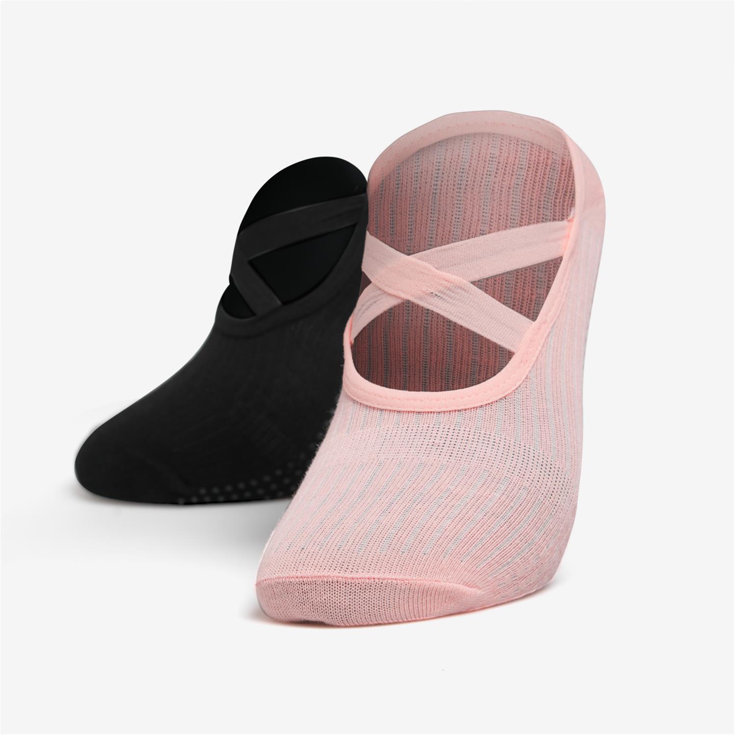 Calcetines Yoga Doone - Negro - Calcetines Invisibles Mujer talla S