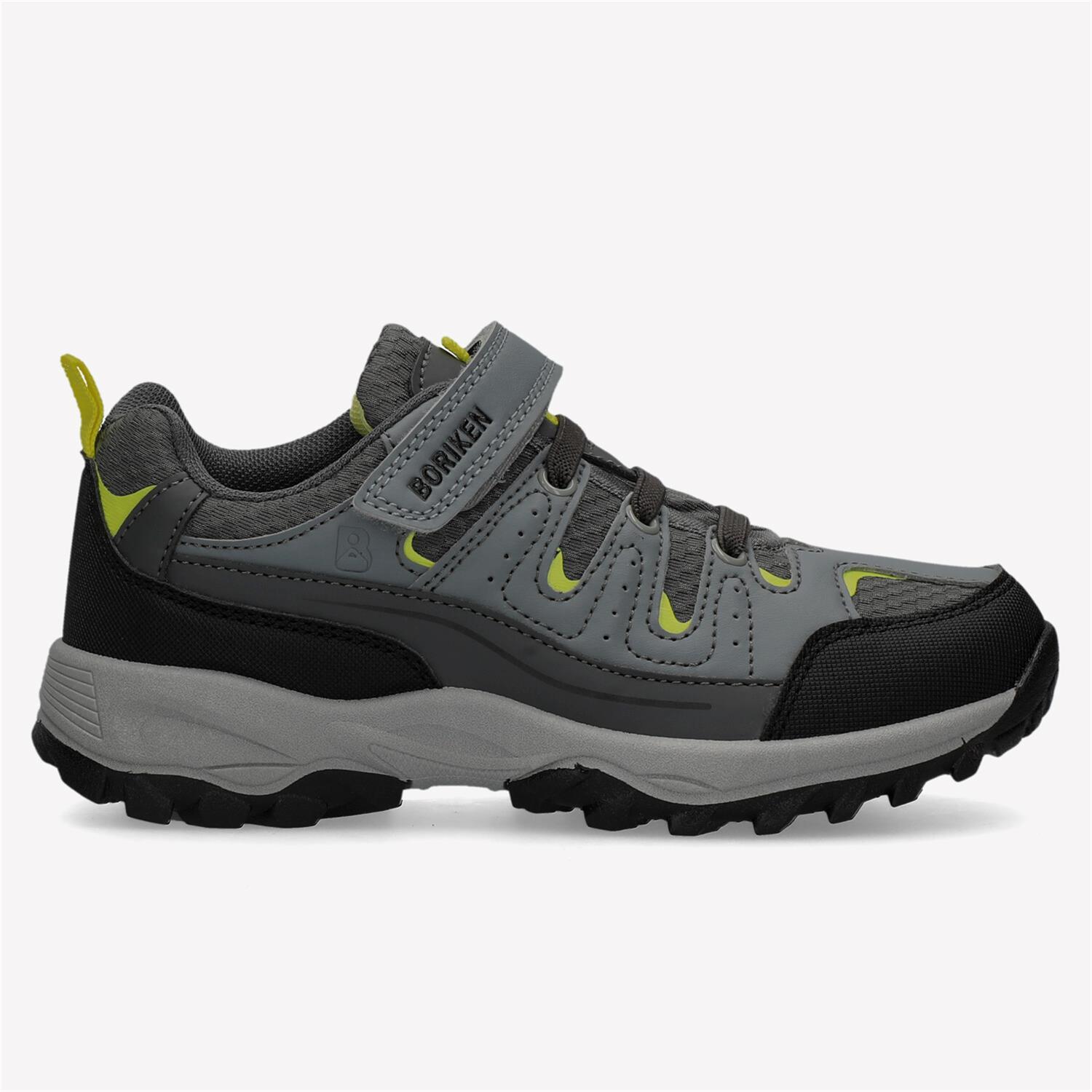 Boriken Tallin 2 - Antracita - Zapatillas Velcro Niño talla 34