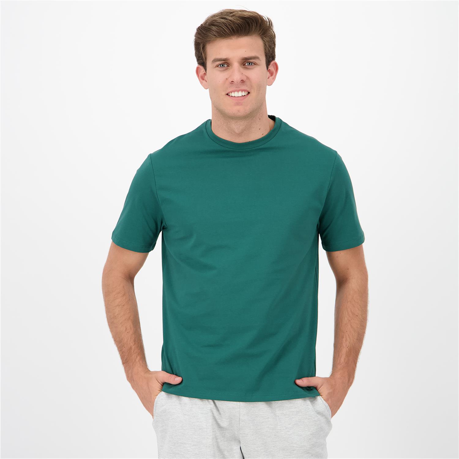 Doone Regular - Verde - Camiseta Algodón Hombre talla S