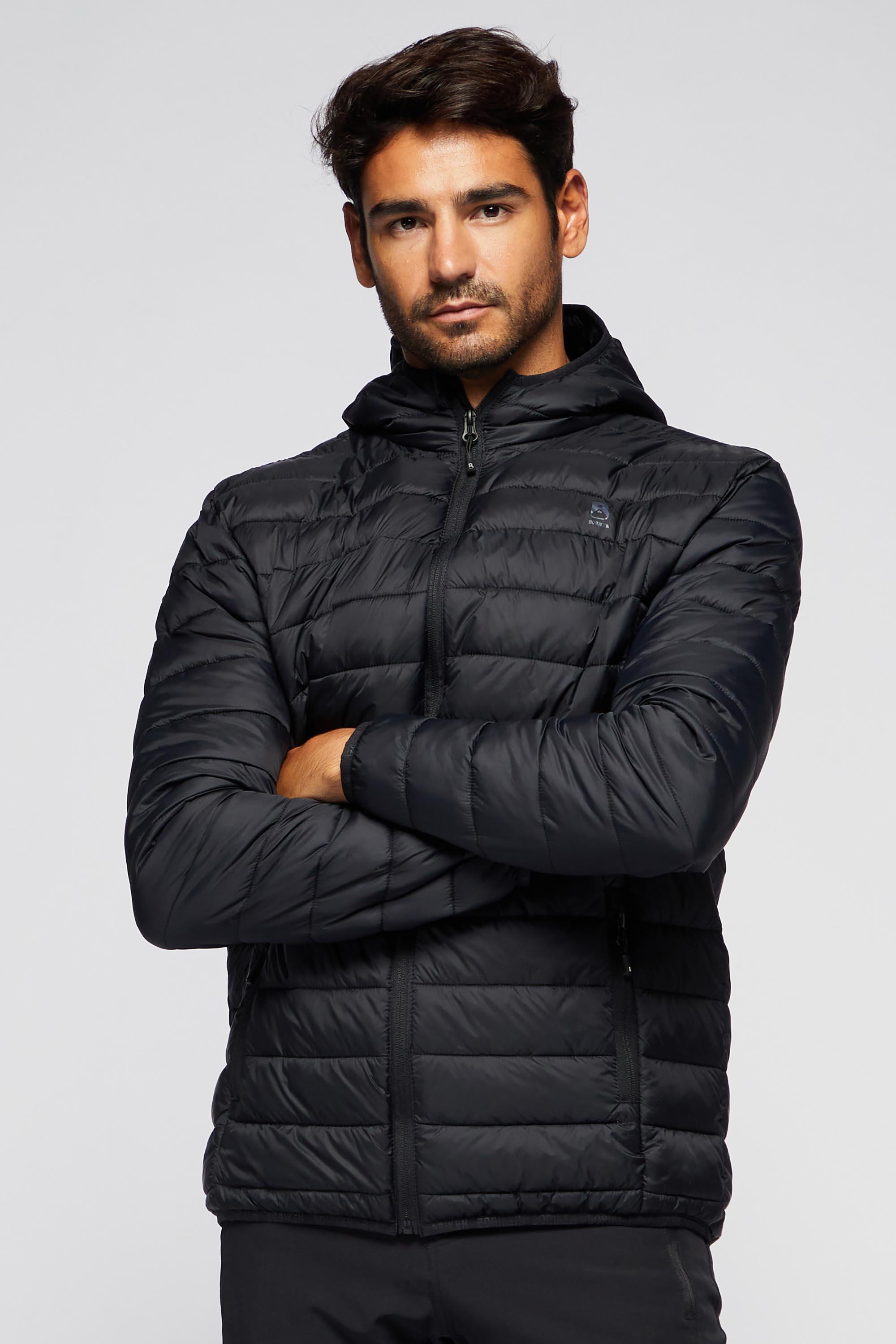 Boriken Glen Negro Chaqueta Acolchada Hombre Sprinter