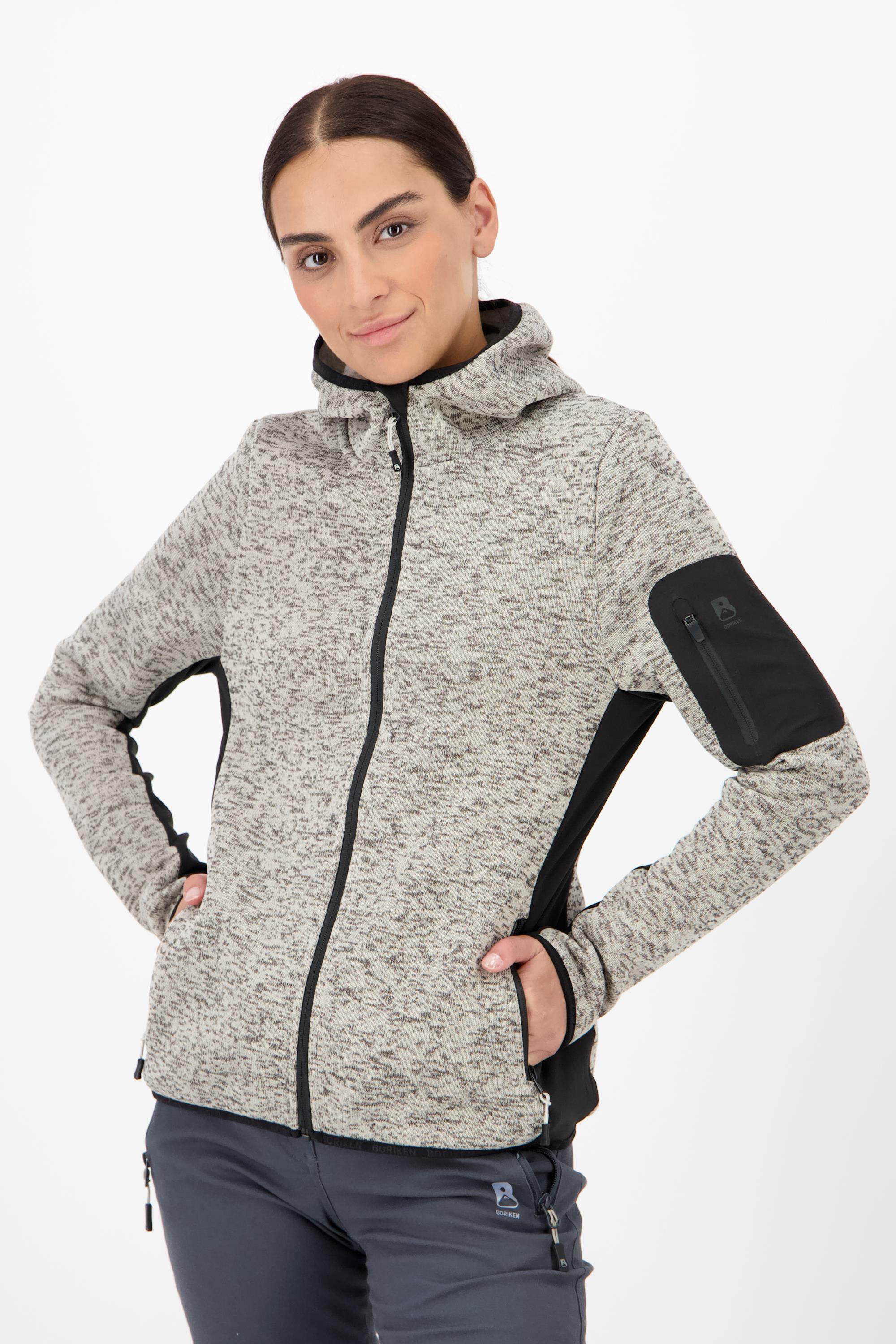 Rigana - Arena - Chaqueta Polar Capucha Mujer talla