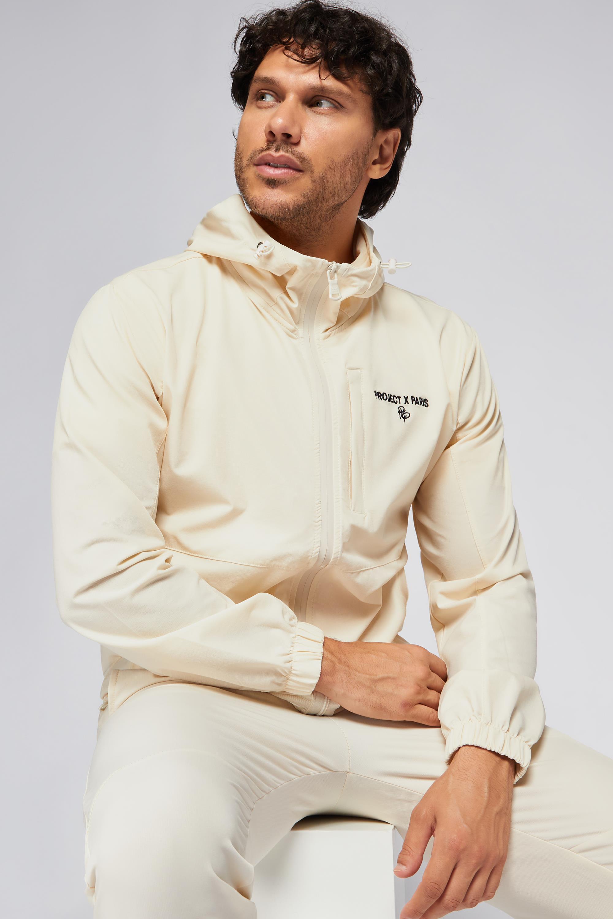 Woven - Blanco - Sudadera Cremallera Hombre talla