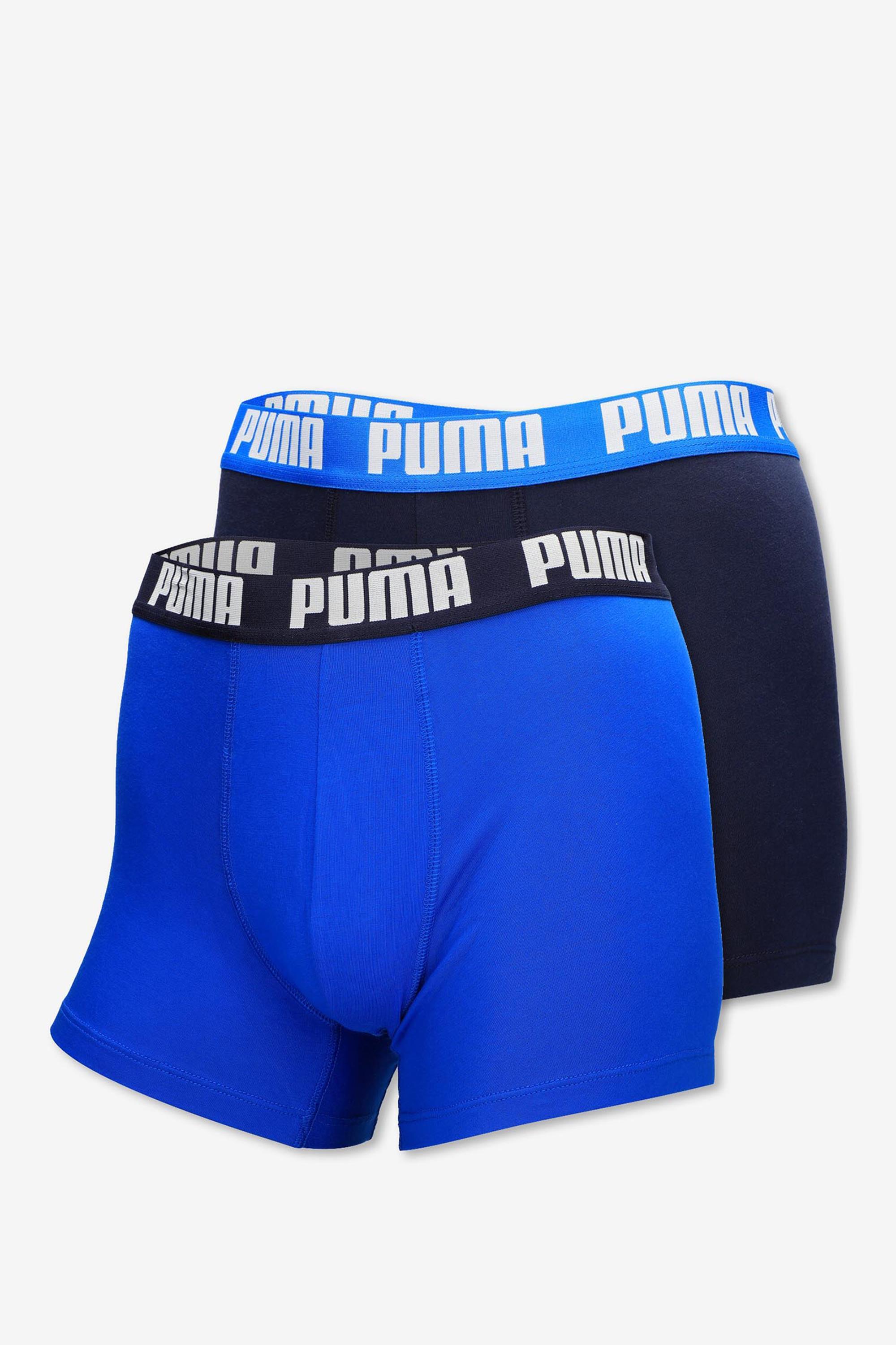 Basic - Azul - Calzoncillos Bóxer Hombre talla