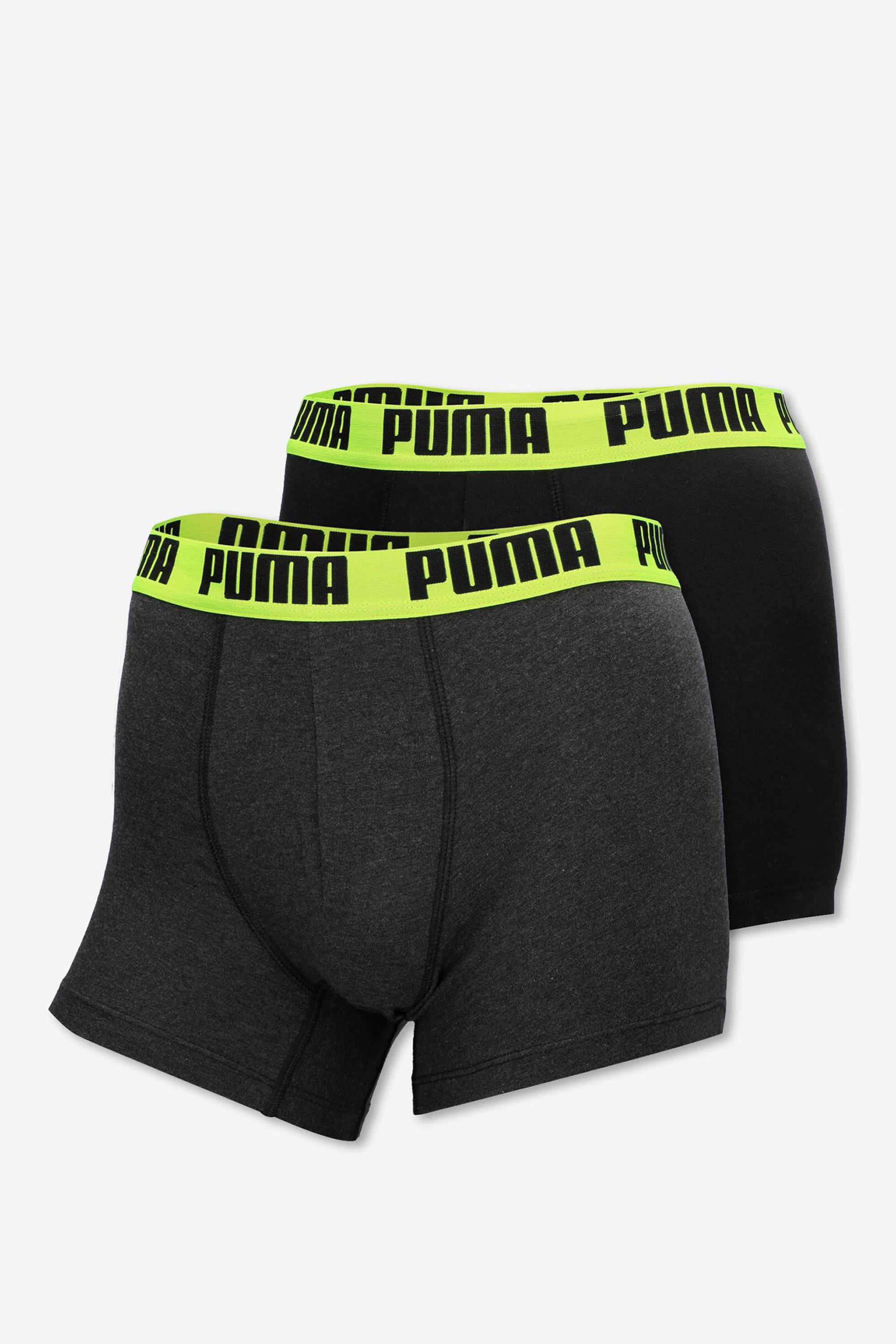 Calzoncillos Puma Everyday Basic 2P Hombre Gris Amarillo