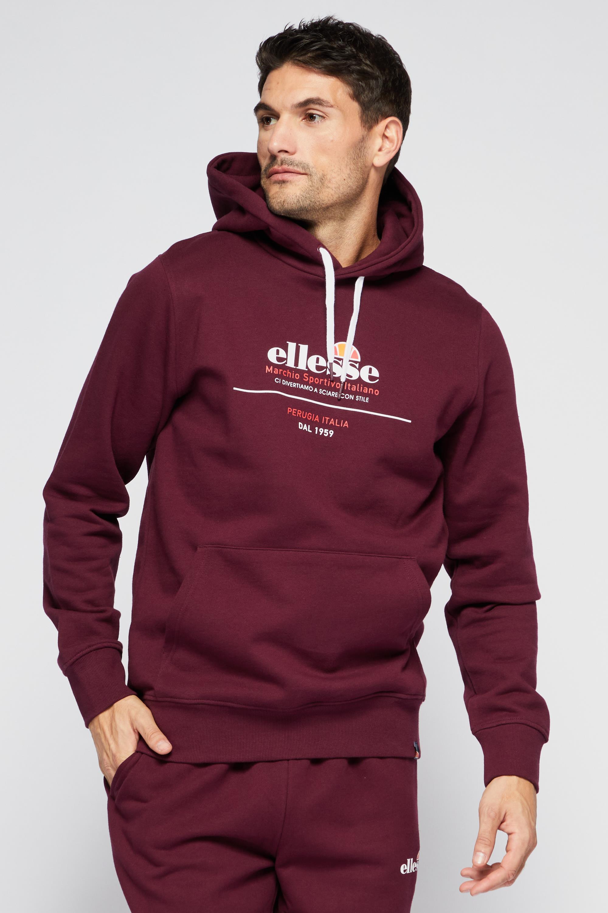 Ellesse Heritage - Rojo - Sudadera Capucha Hombre talla XL