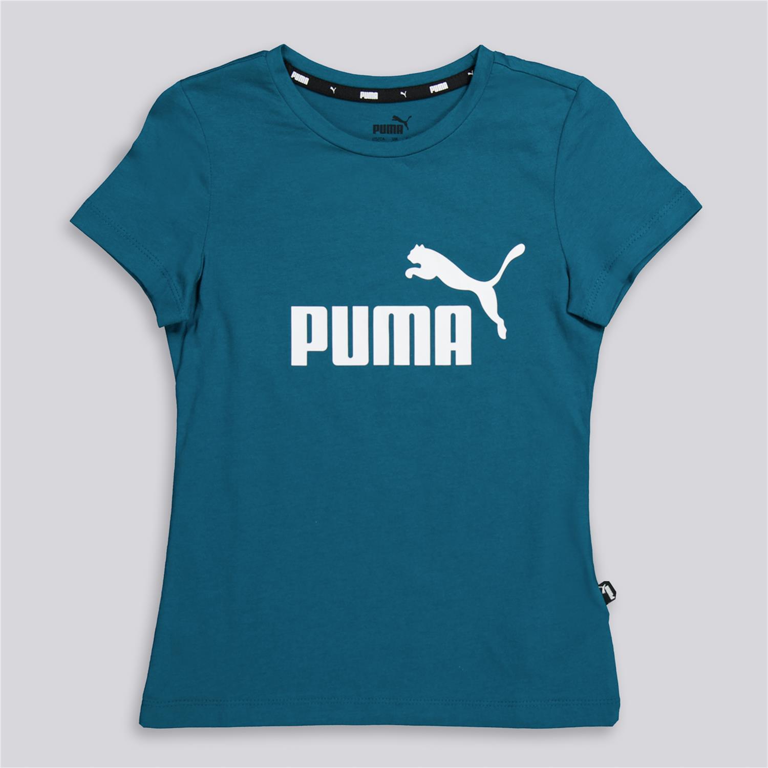 Camiseta Puma - Verde - Camiseta Algodón Niña talla 10