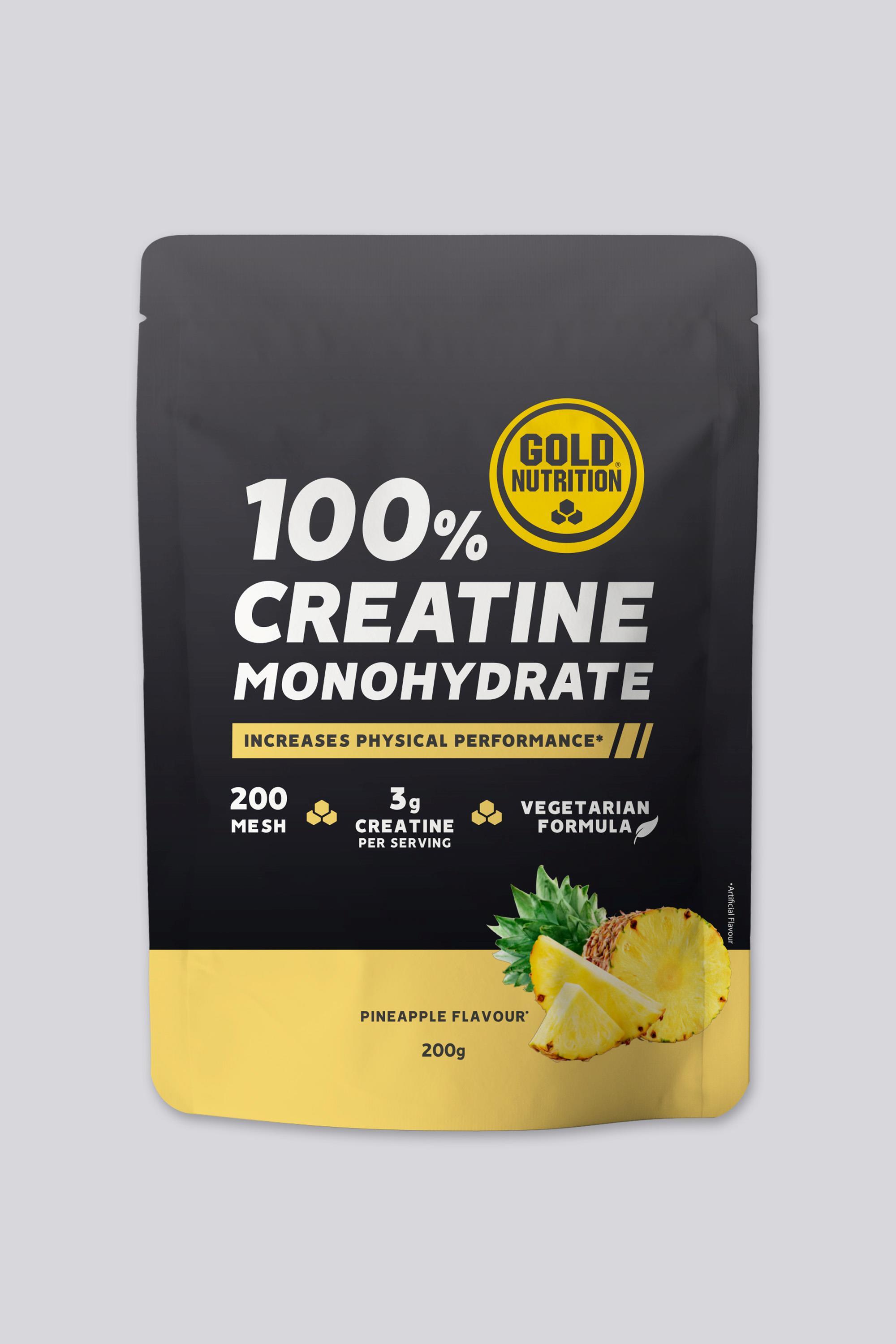 GoldNutrition Monohydrate - Creatina Ananás 200 g tamanho T.U.