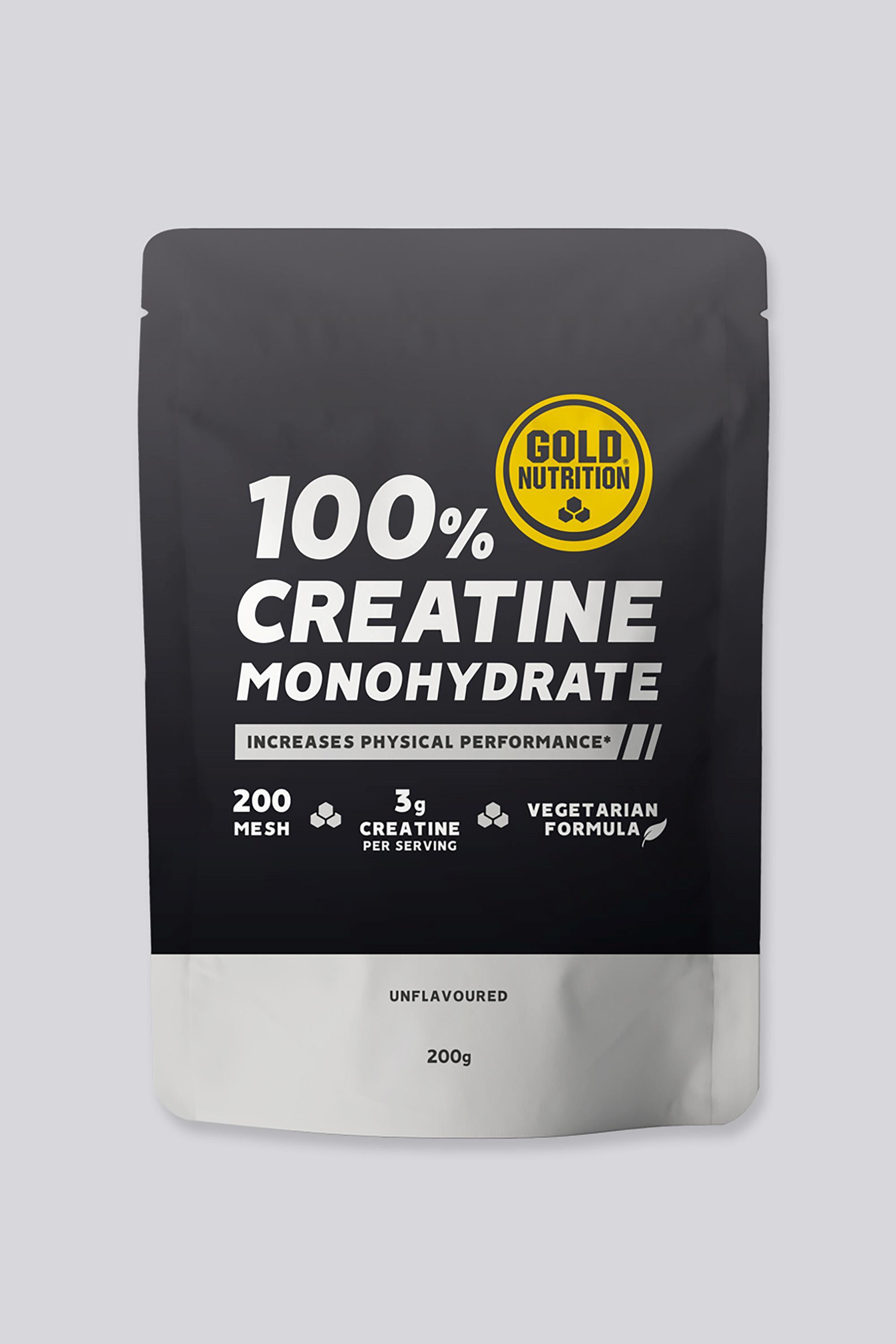 Gold Nutrition Monohydrate - - Creatina 200 gr talla T.U.