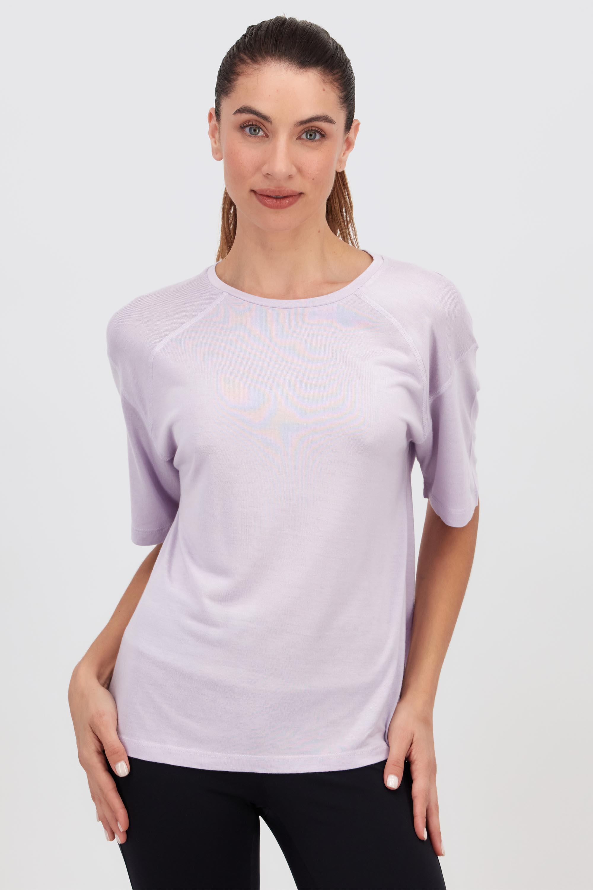 Camiseta Silver - Morado - Camiseta Oversize Mujer talla