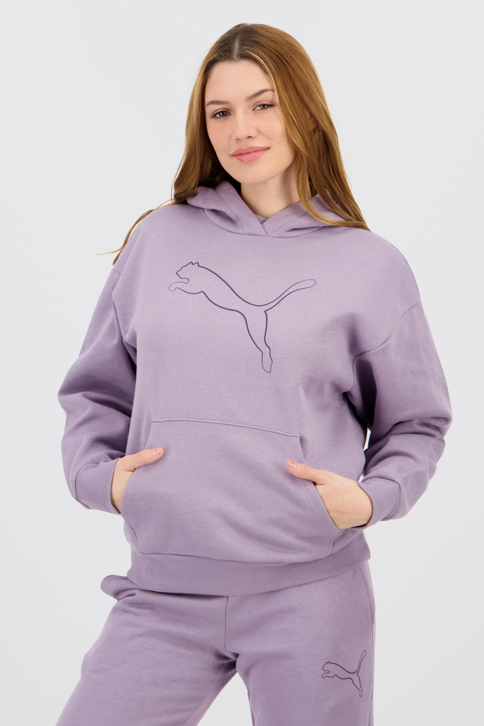 Sudadera Puma Morado Sudadera Capucha Mujer Sprinter
