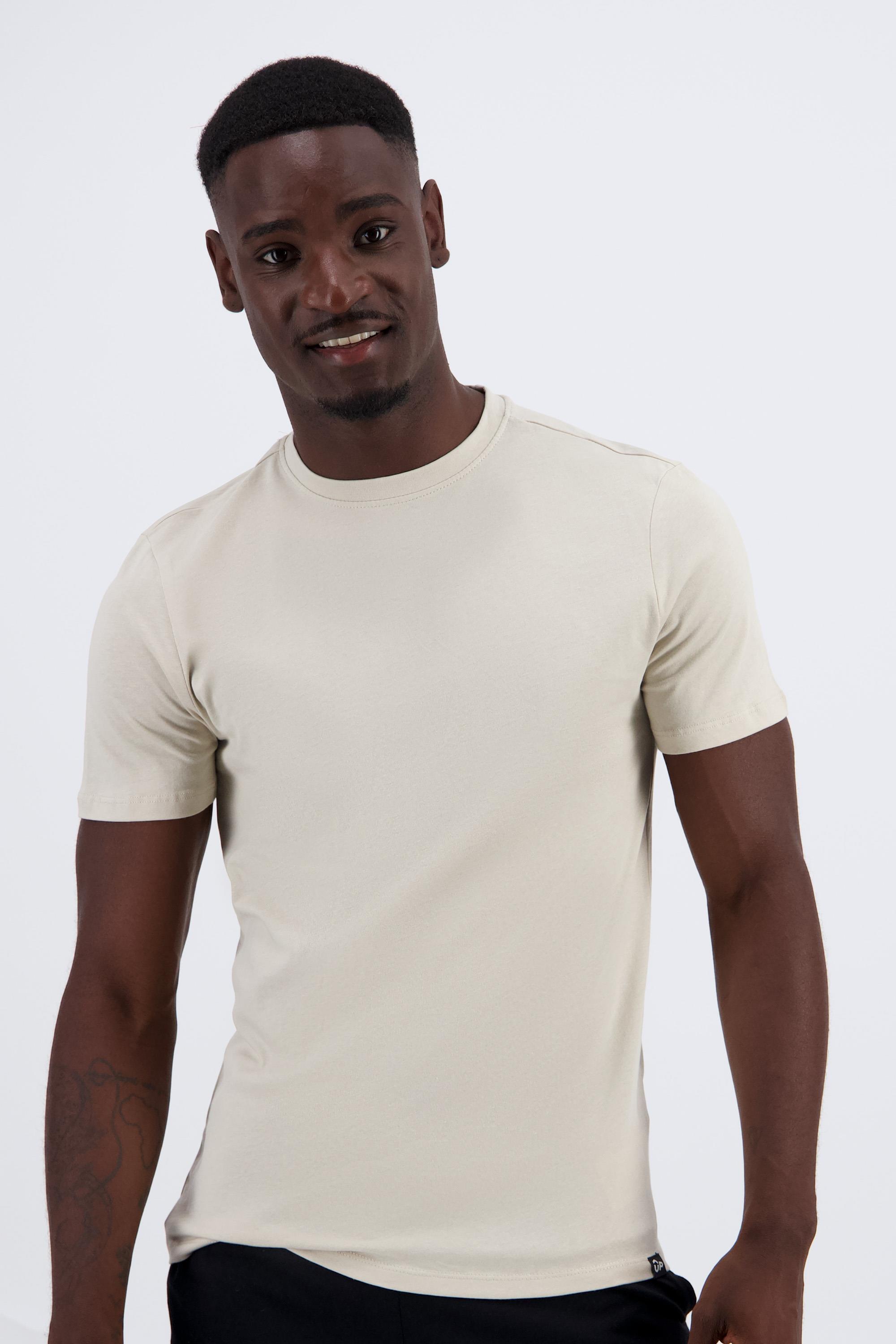 Camiseta Básica Up - Arena - Camiseta Algodón Hombre talla XS