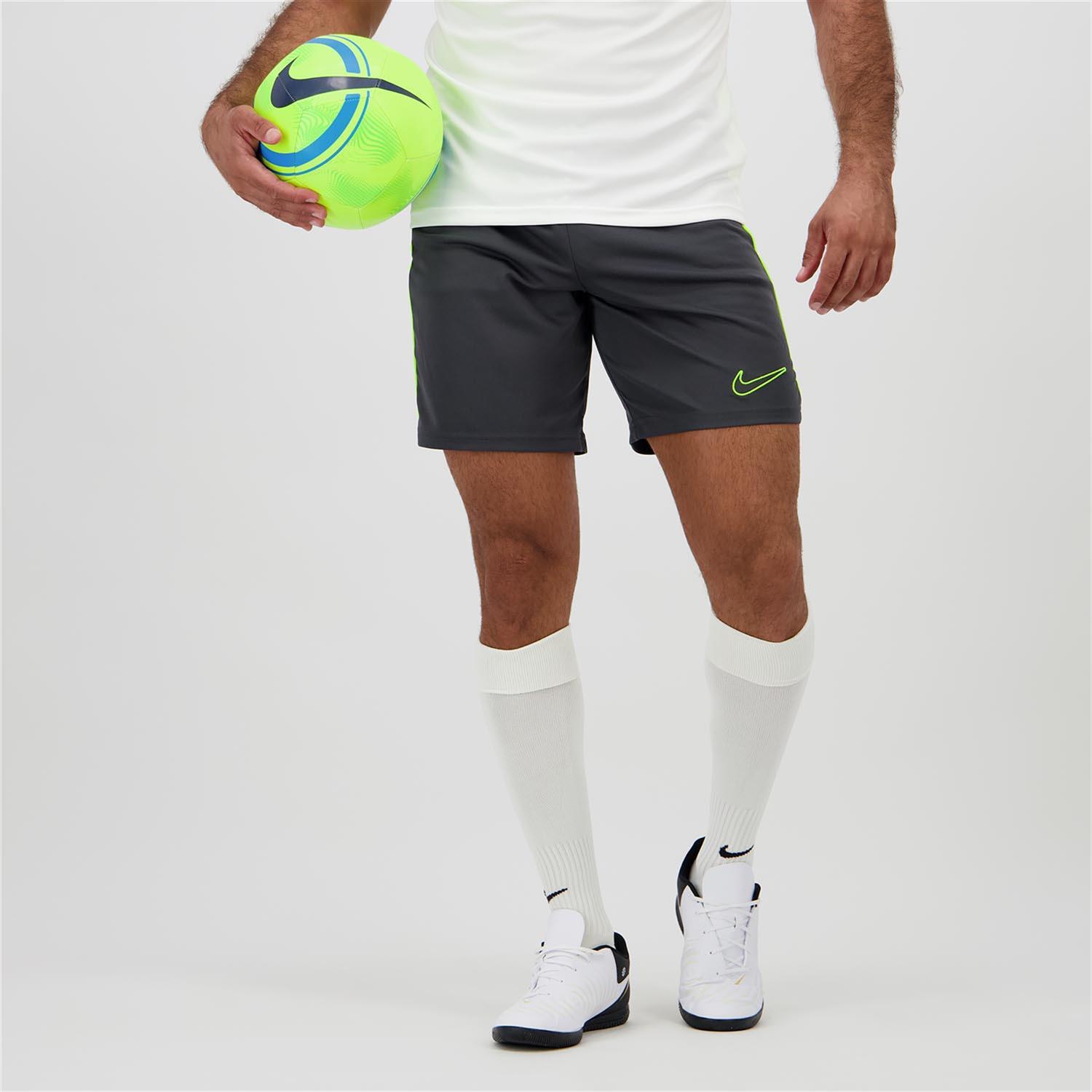 Nike Academy 23 Dri-Fit - Cinza - Calções Futebol Homem tamanho S