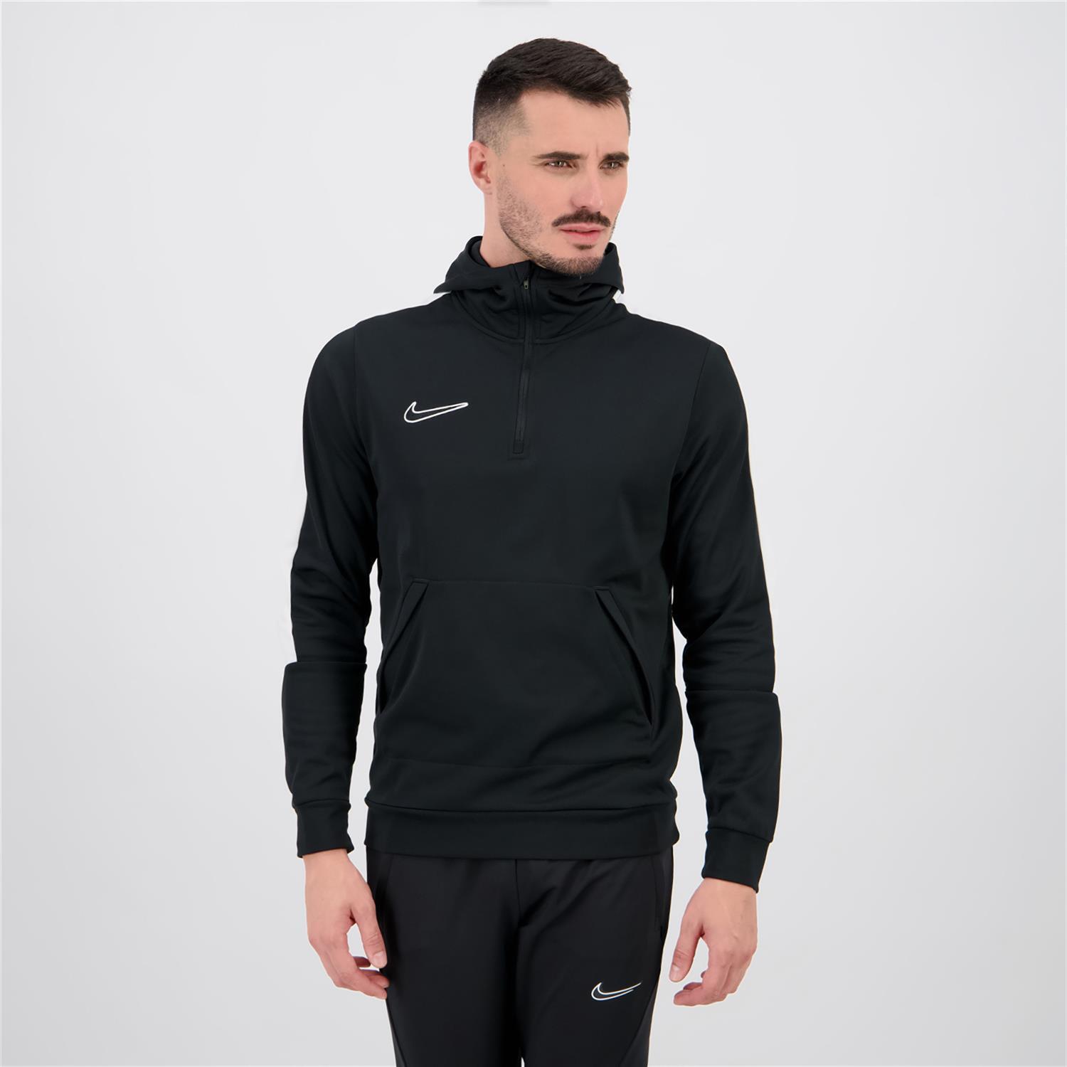 Nike Academy - Preto - Sweatshirt Futebol Homem tamanho M