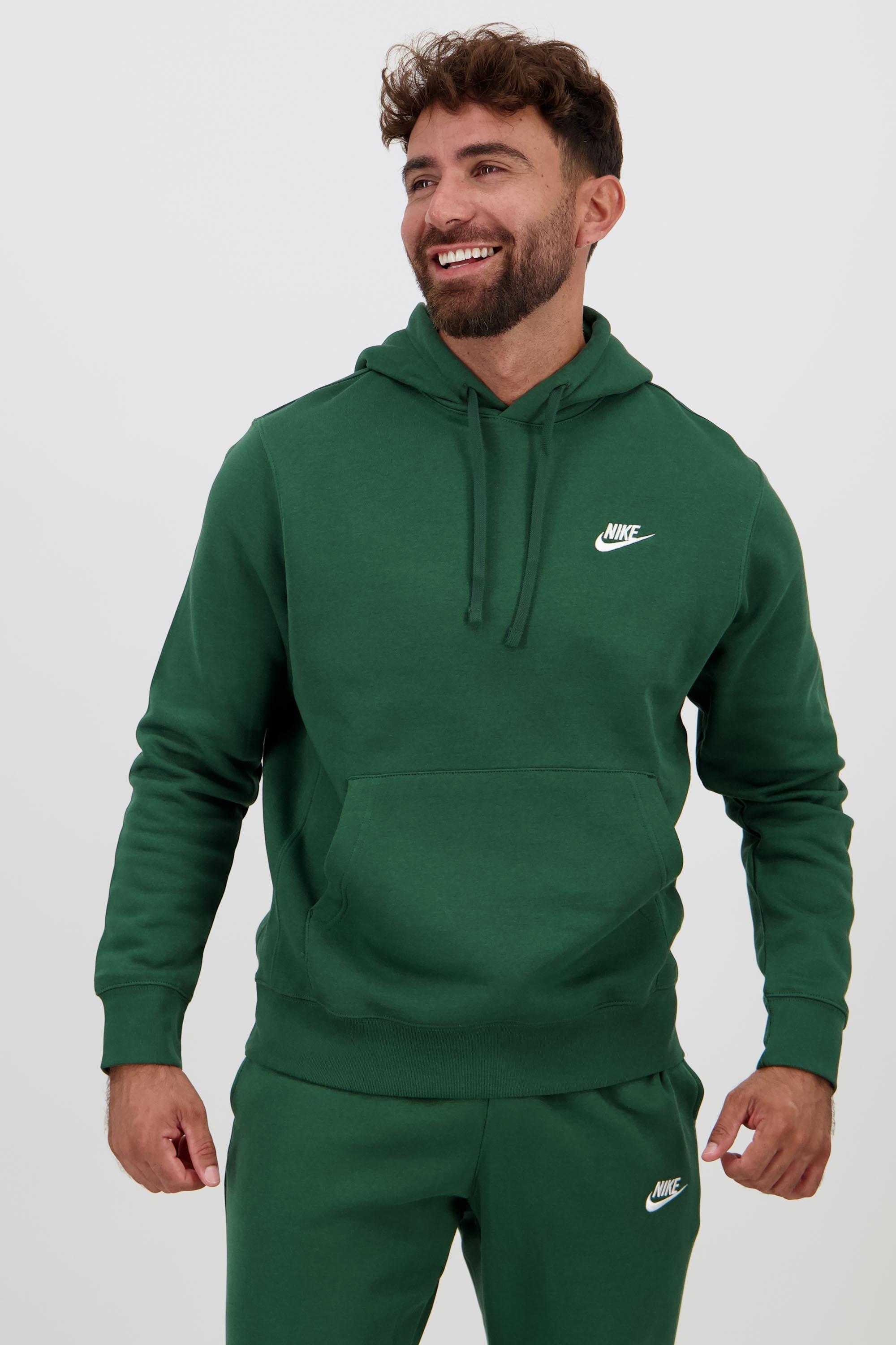 sudadera nike verde hombre