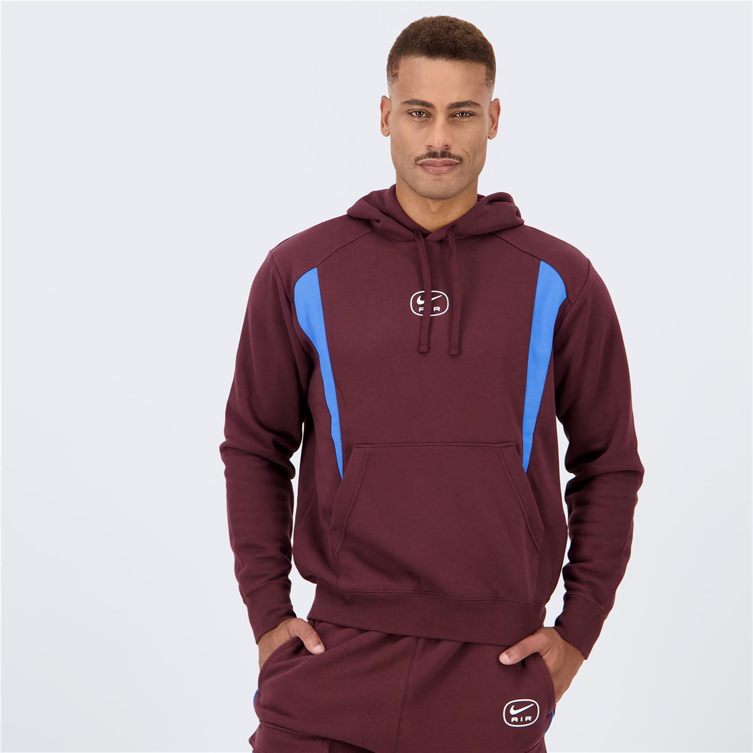 Nike Air - Vermelho - Sweatshirt Capuz Homem tamanho M