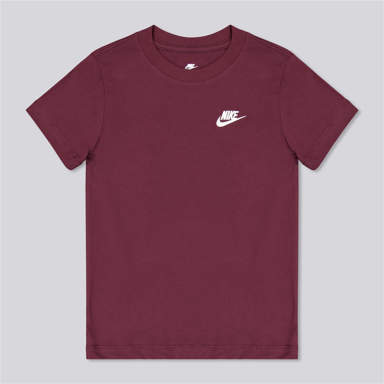 Camiseta Nike - Vino - Camiseta Algodón Niño talla 16