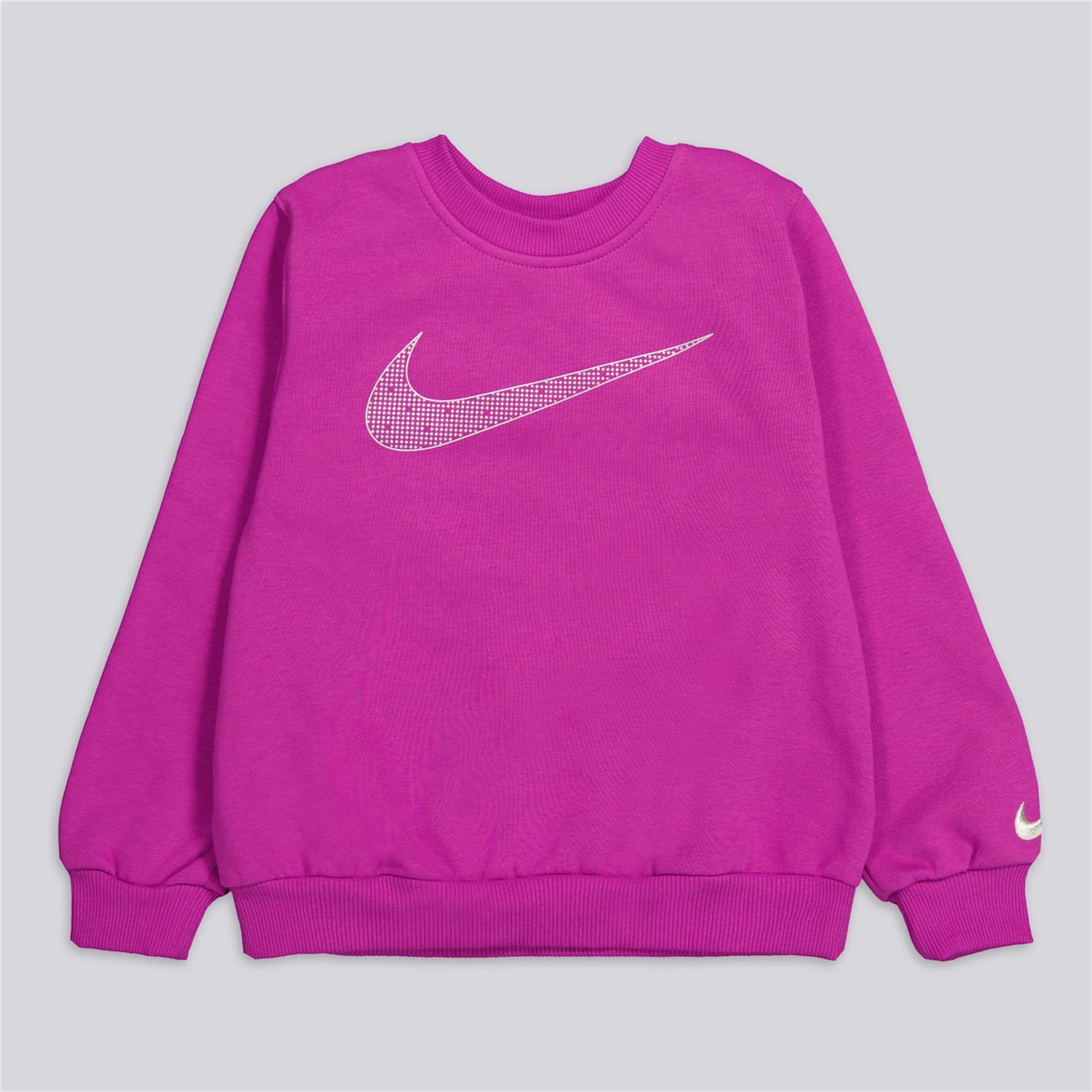 Nike Club - Morado - Sudadera Felpa Niña talla 4