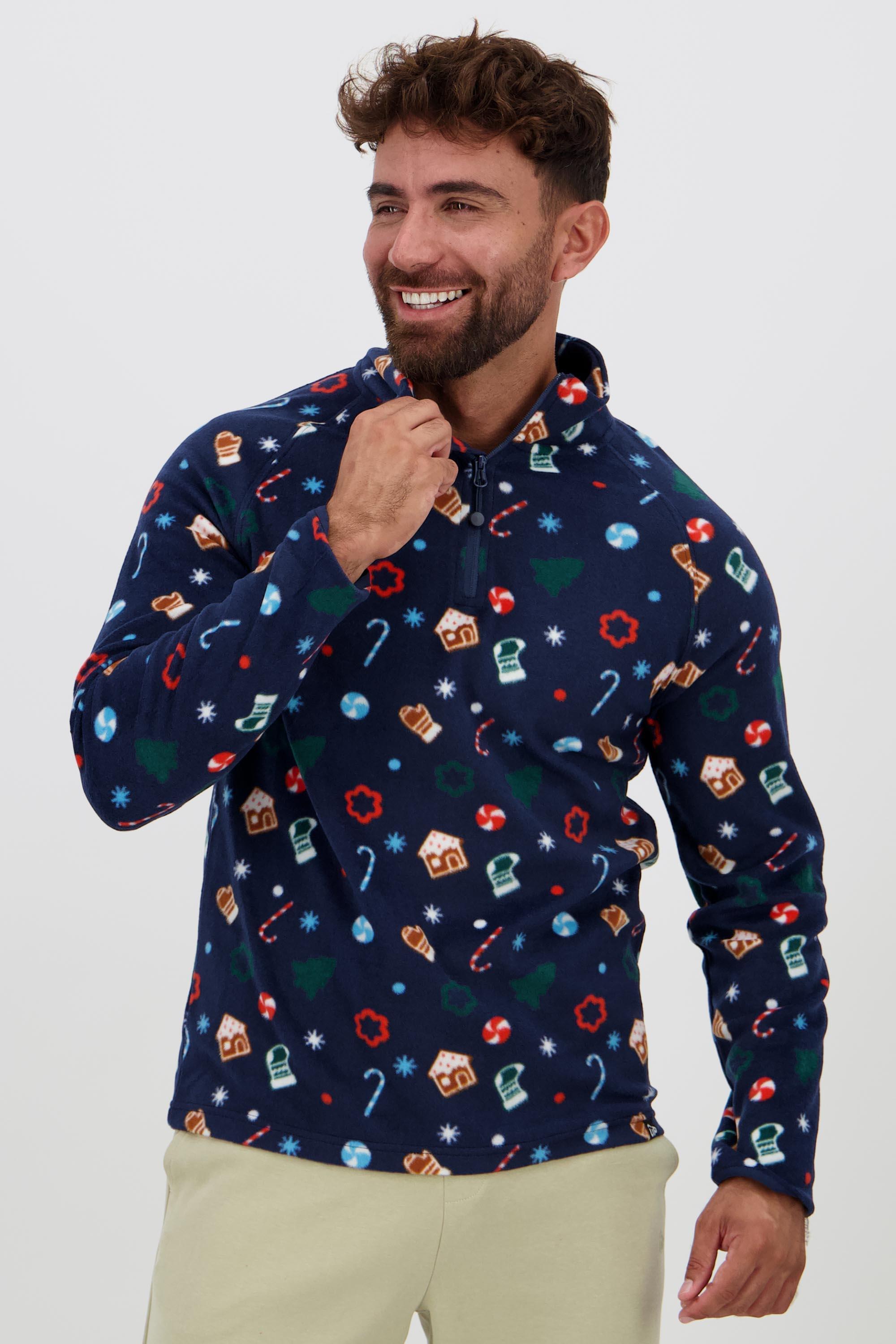 Xmas - Azul - Polar Navidad Hombre talla