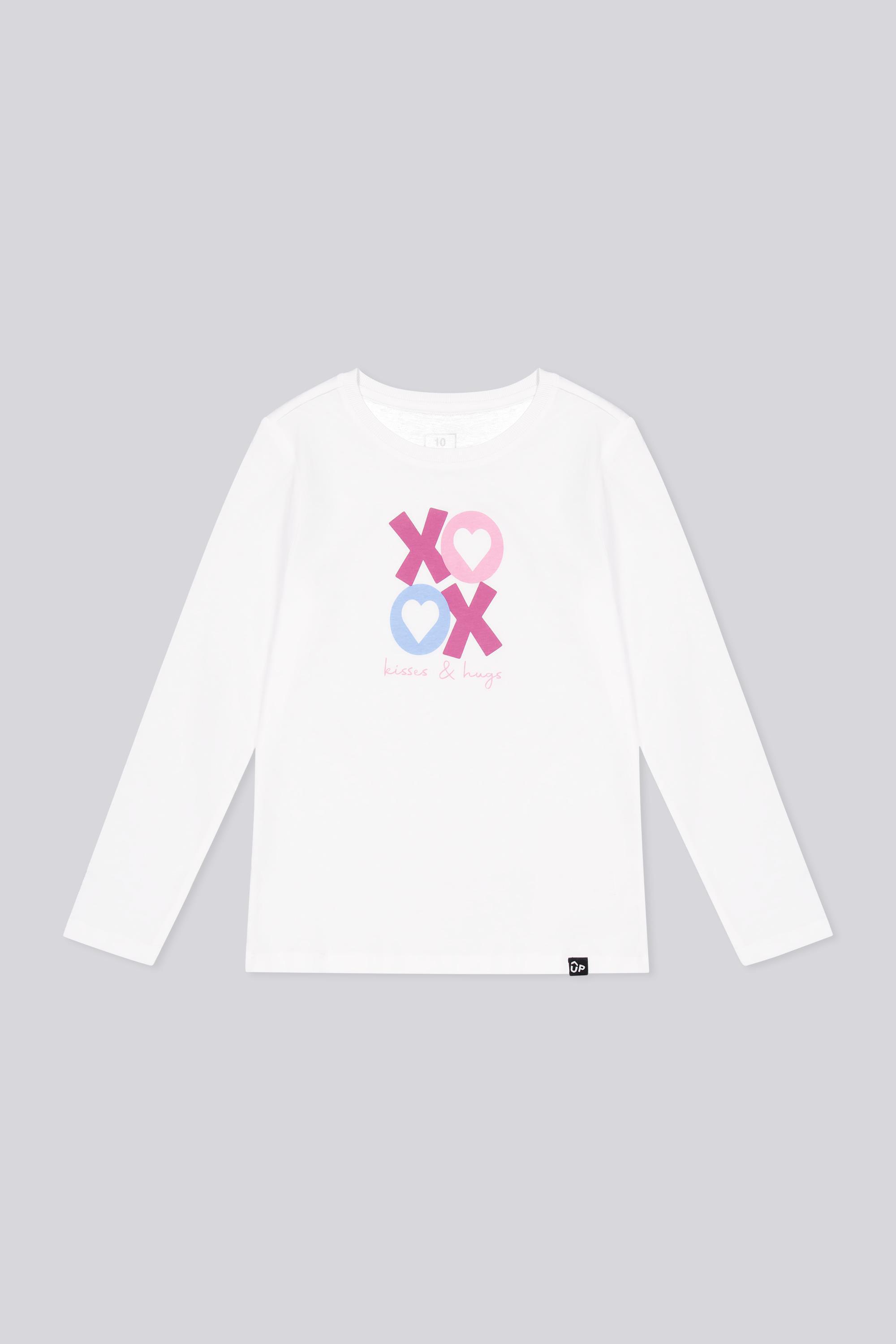 Camiseta Manga Larga Up - Blanco - Camiseta Niña talla 10