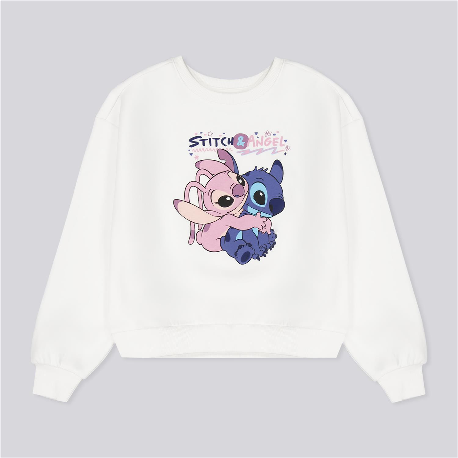 Sudadera Lilo & Stitch - Blanco - Sudadera Niña Disney talla 2
