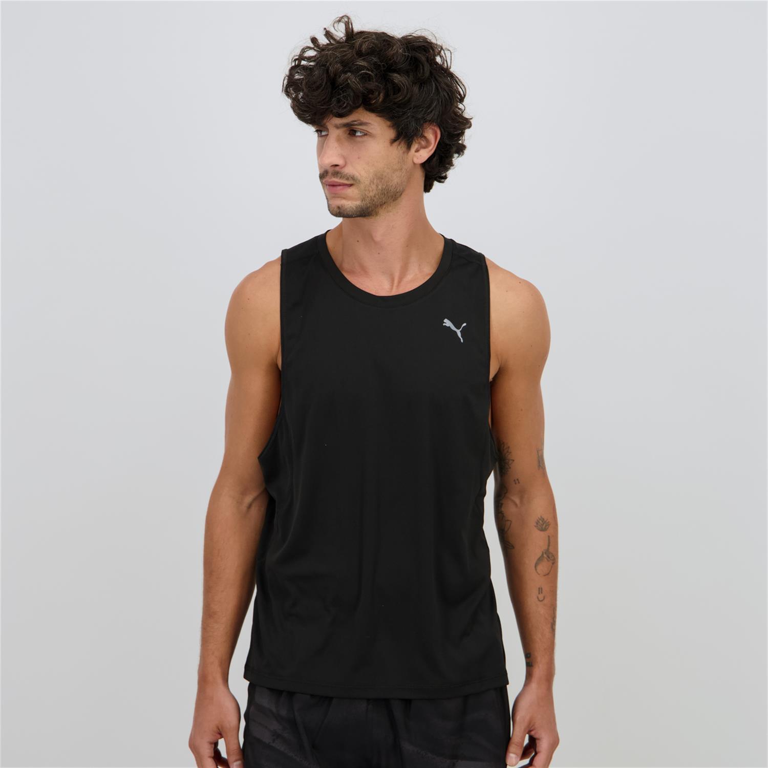 Camiseta Puma - Negro - Camiseta Tirantes Hombre talla XL